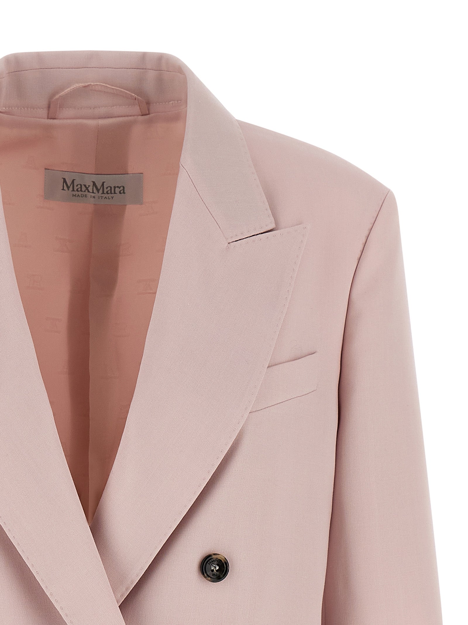 Max Mara Mehrfarbiger Blazer aus reiner Schurwolle
