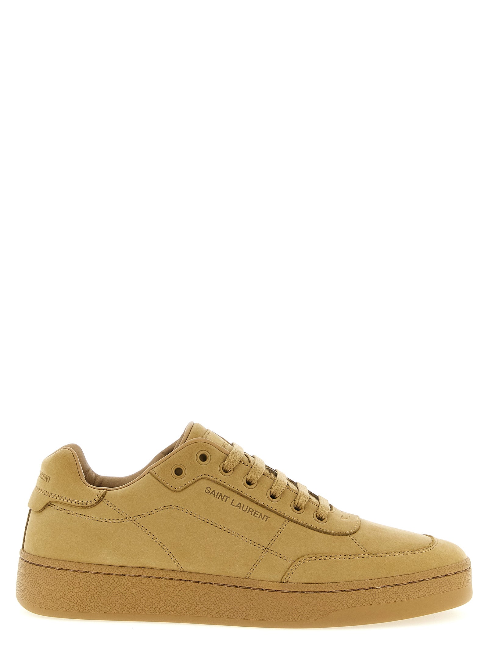 Saint Laurent Beige Kalbsleder-Sneakers