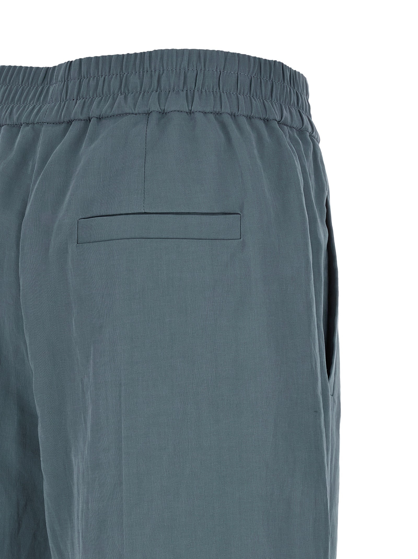 Brunello Cucinelli Blaue Baumwoll-Freizeithose