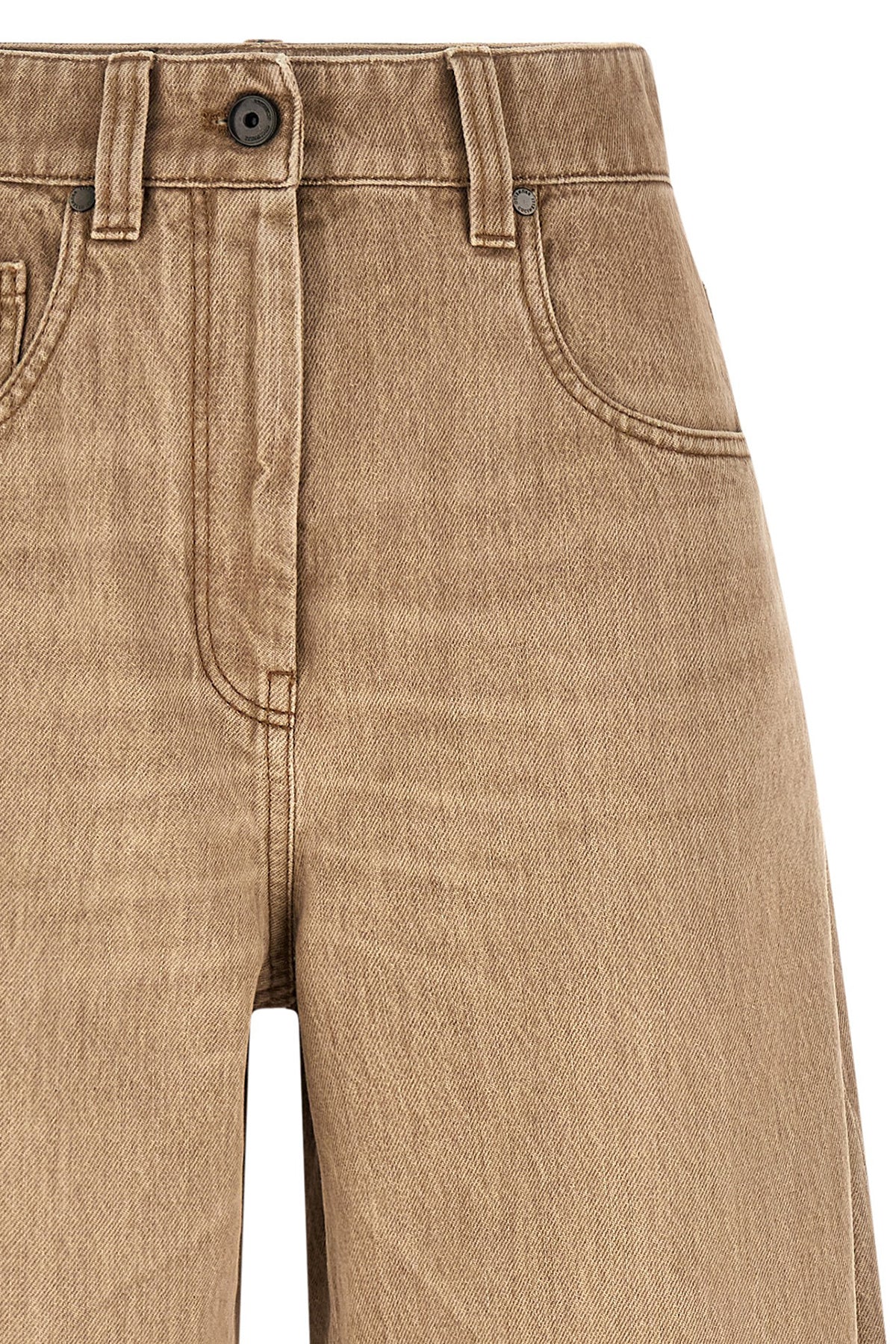 Brunello Cucinelli Beige Baumwolljeans Denim