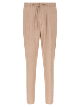 Etro Beige Leinen-Jogginghose (Trainingshose)