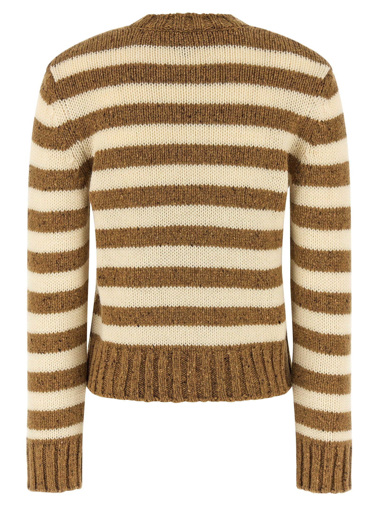 A.P.C. Brauner Cardigan aus reiner Schurwolle