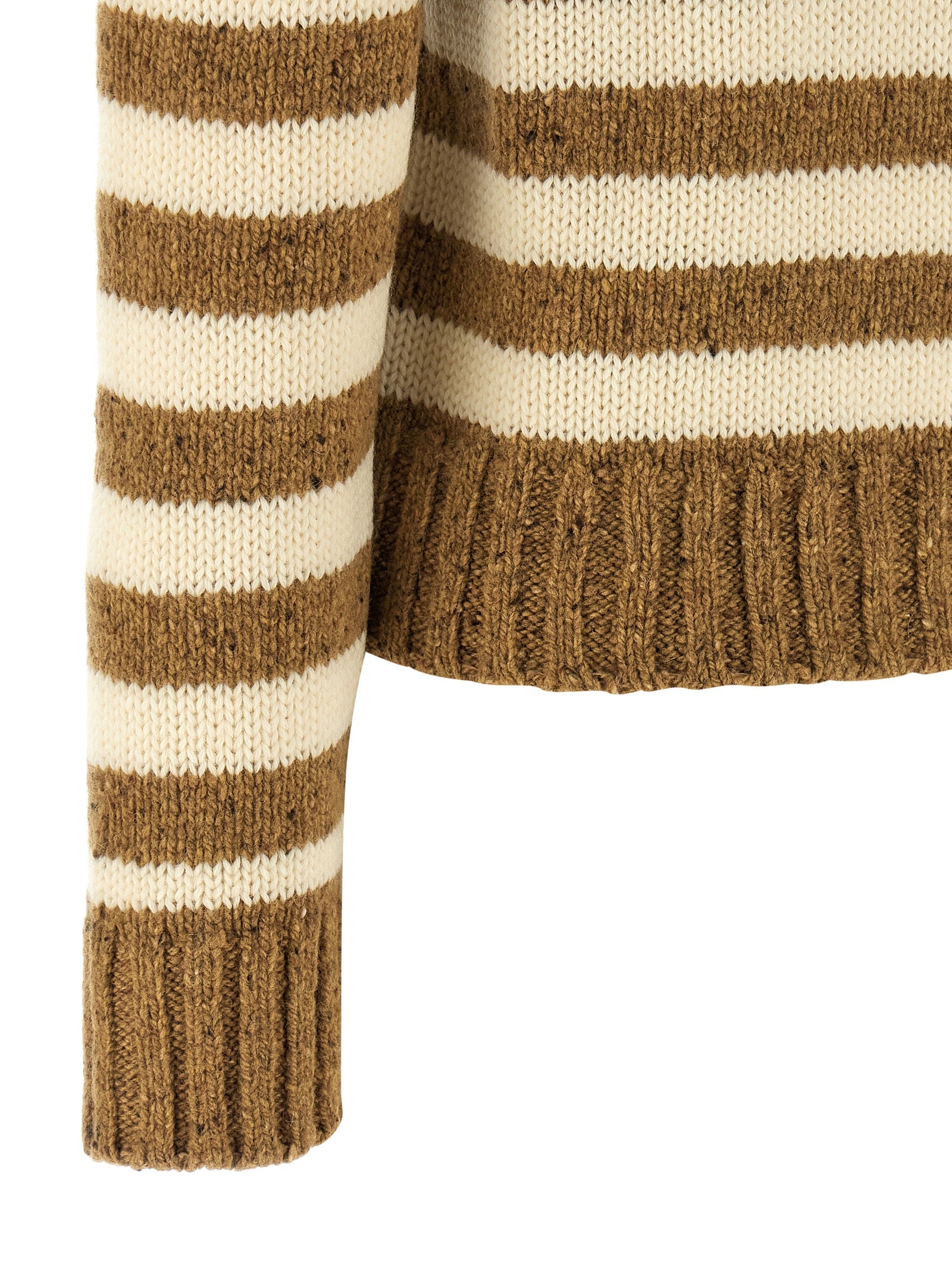 A.P.C. Brauner Cardigan aus reiner Schurwolle