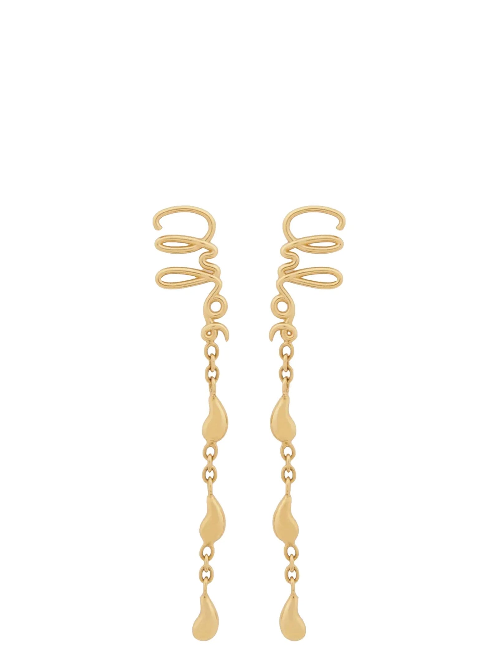 Chloé Ohrringe aus Goldmessing