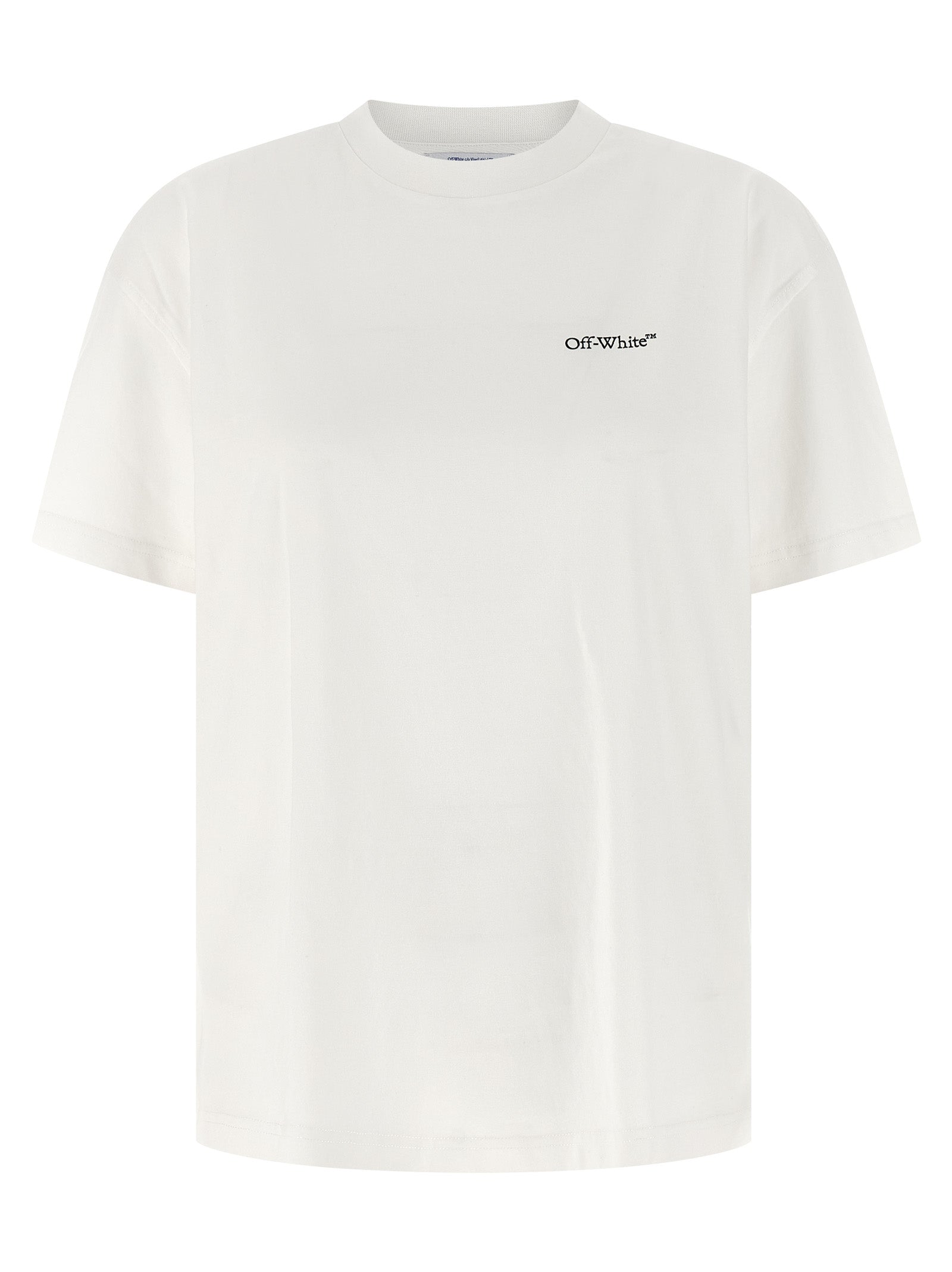 Off-White Weißes Baumwoll-T-Shirt