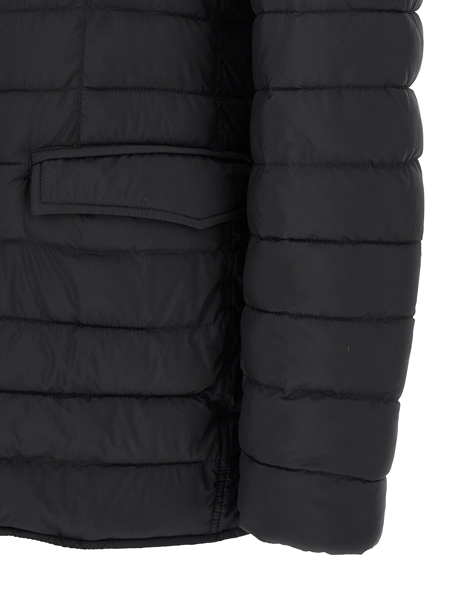 Herno Blaue Polyamid-Jacke in voller Länge