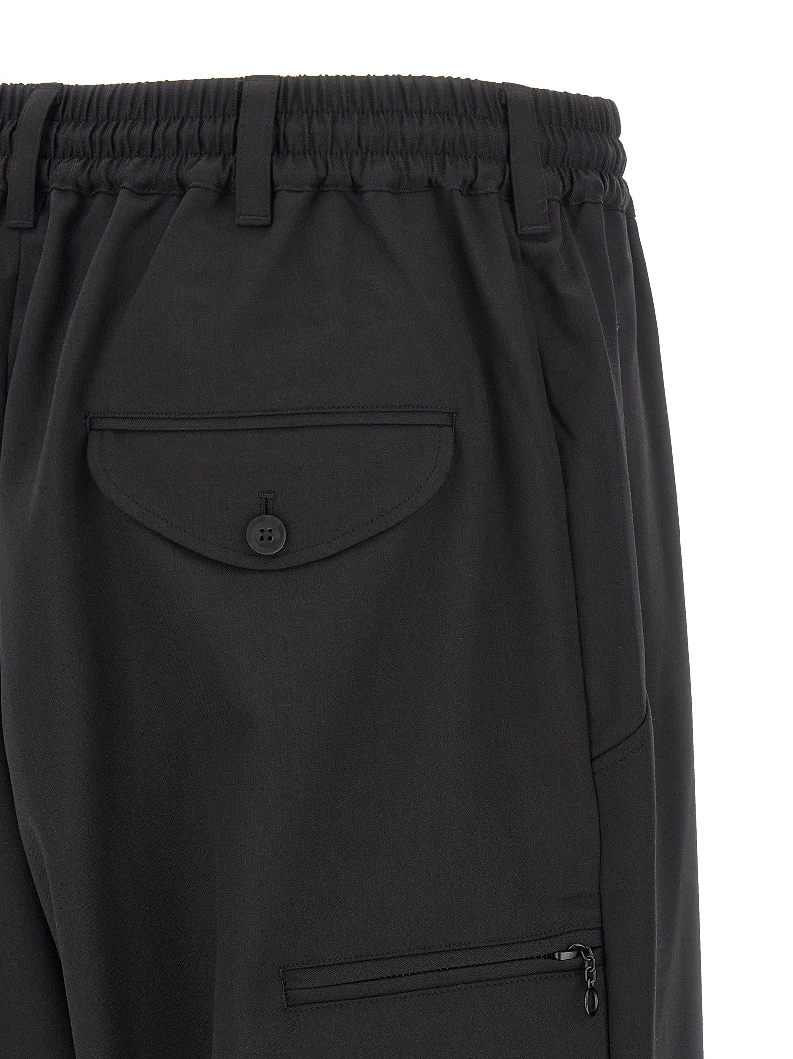 Y-3 Schwarze Freizeithose aus Polyester