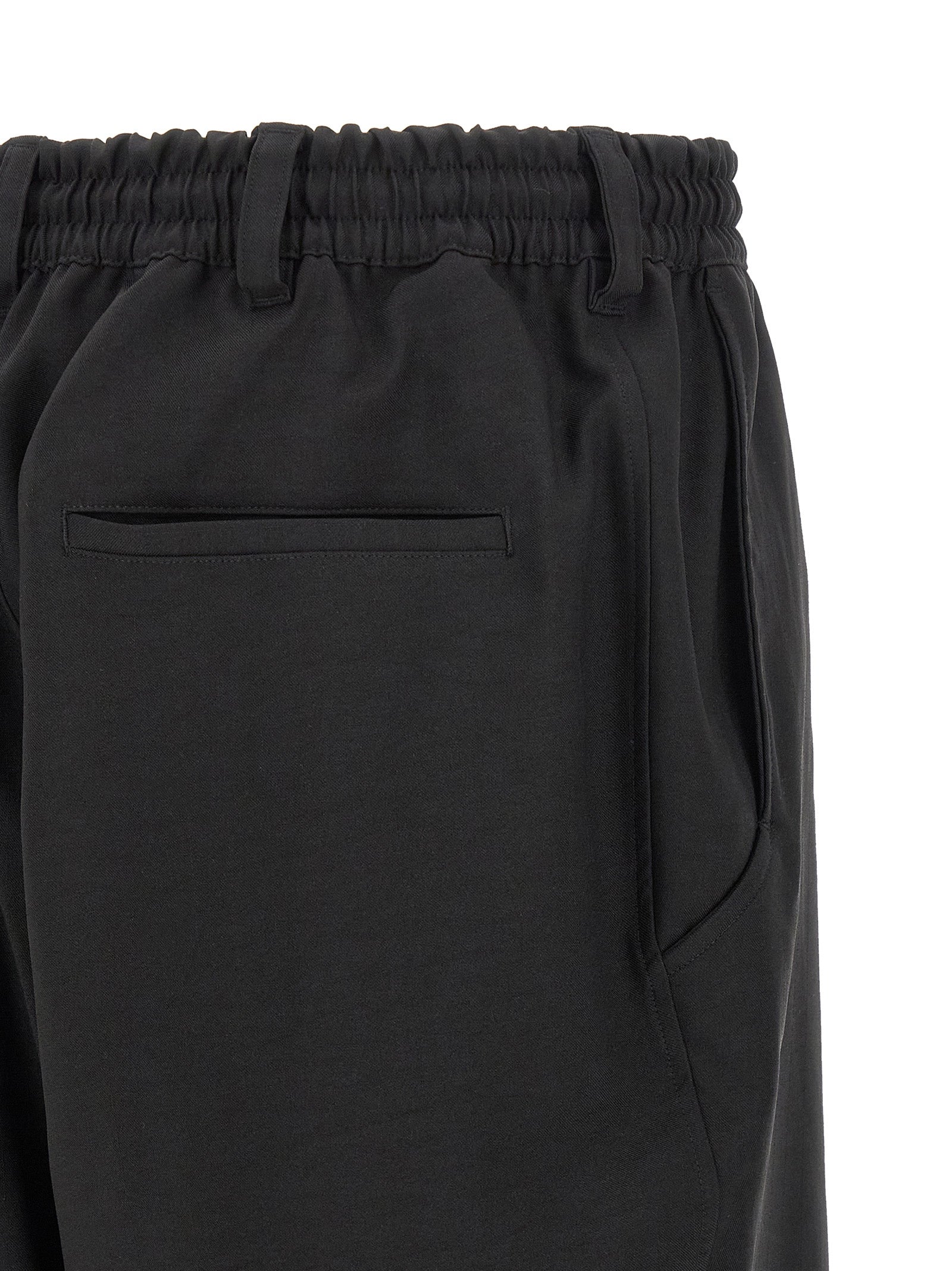 Y-3 Schwarze Cargohose aus Polyester
