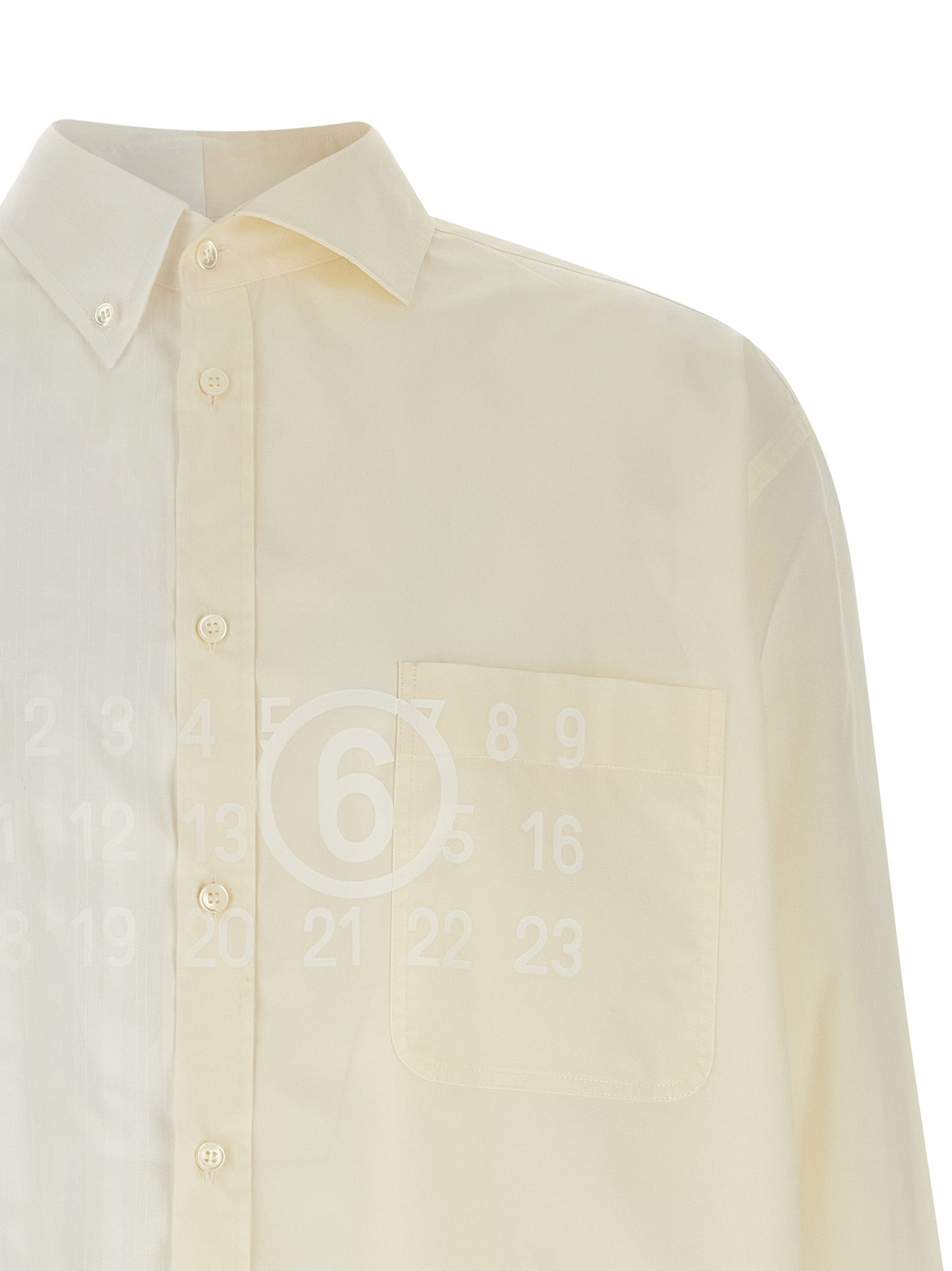 MM6 Maison Margiela Mehrfarbige Baumwollbluse