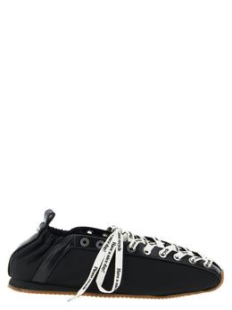 Ganni Schwarze Ballerinas aus Polyamid