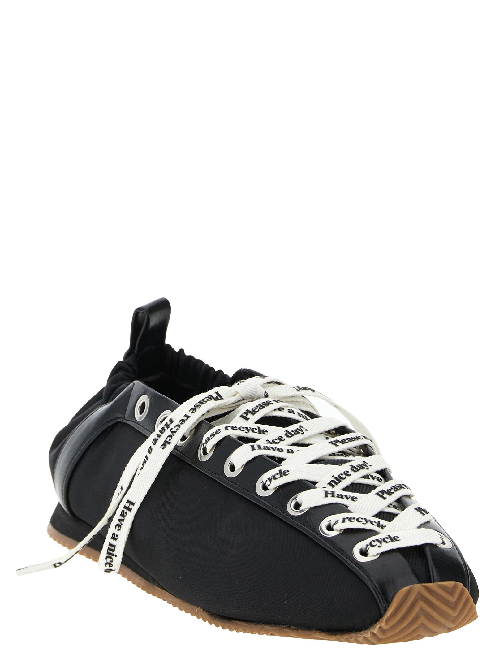 Ganni Schwarze Ballerinas aus Polyamid