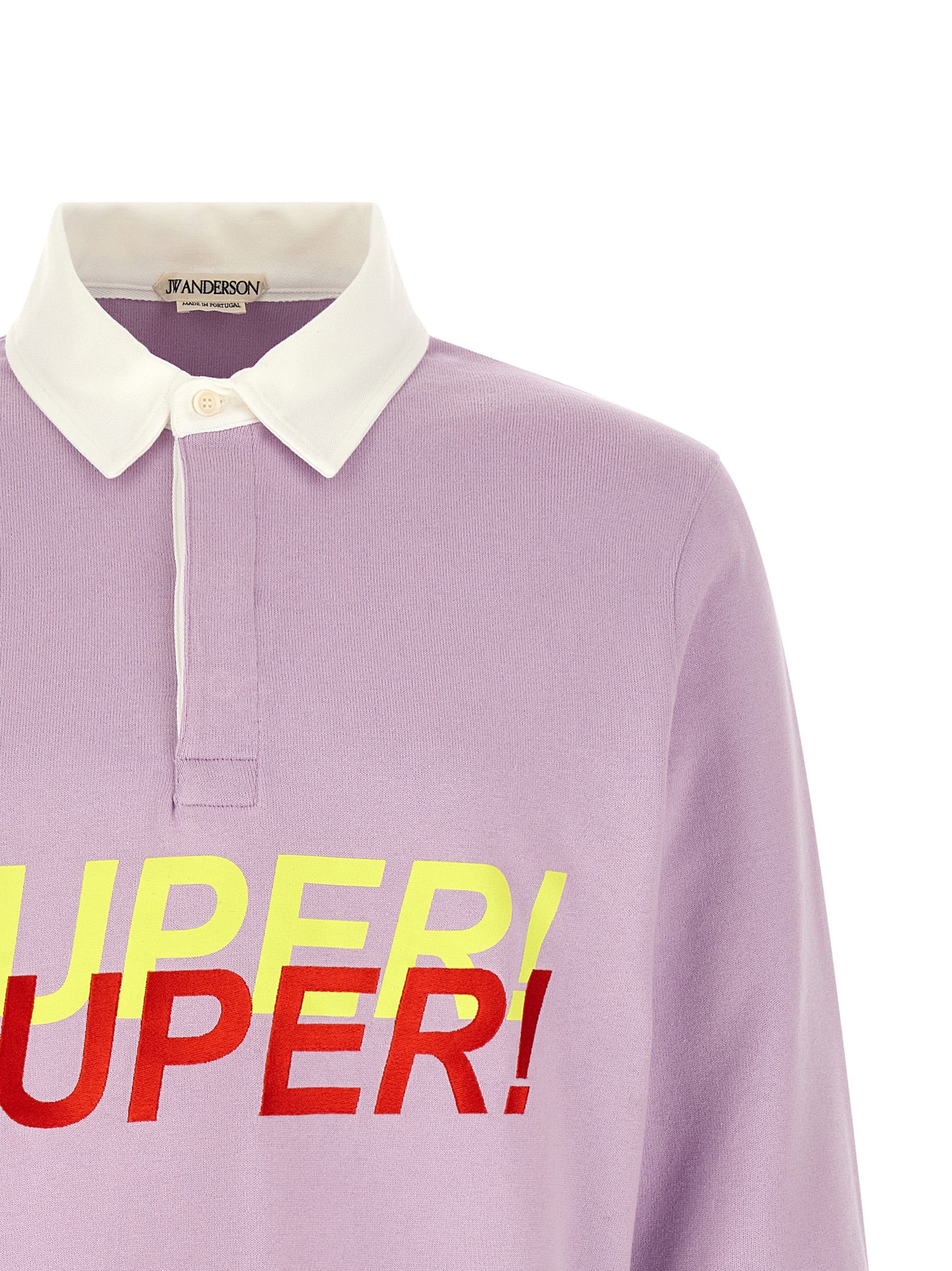 J.W.Anderson Lila Baumwoll-Poloshirt