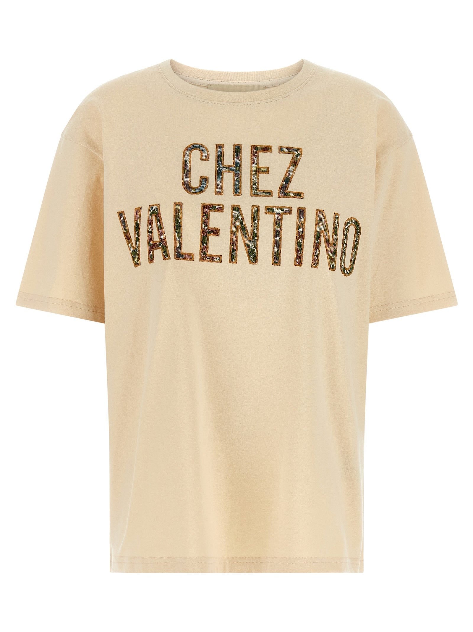Valentino Garavani Beiges Baumwoll-T-Shirt