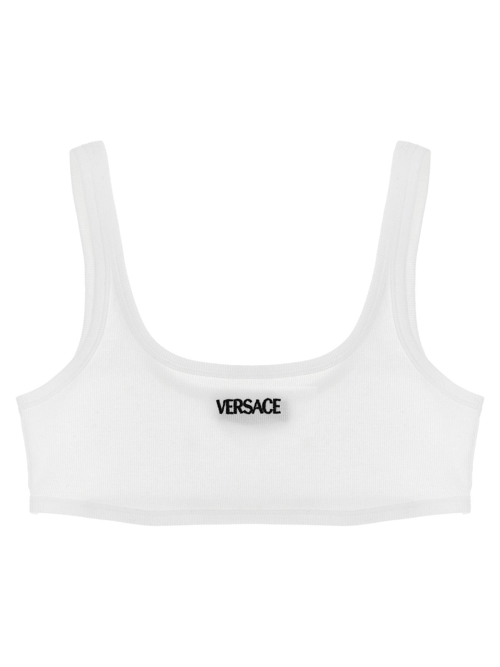 Versace Weißer Baumwoll-BH