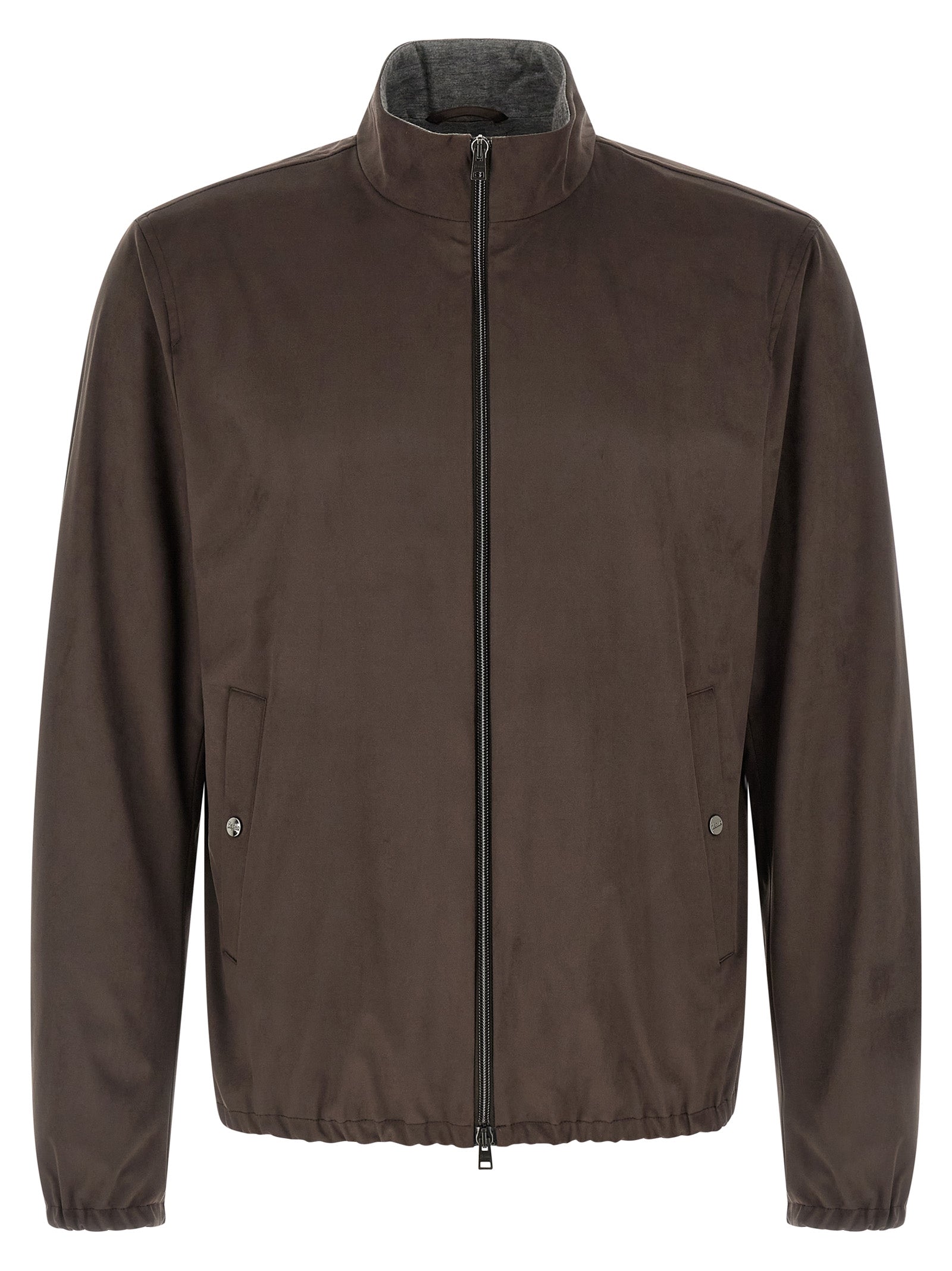 Herno Braune Polyester-Jacke