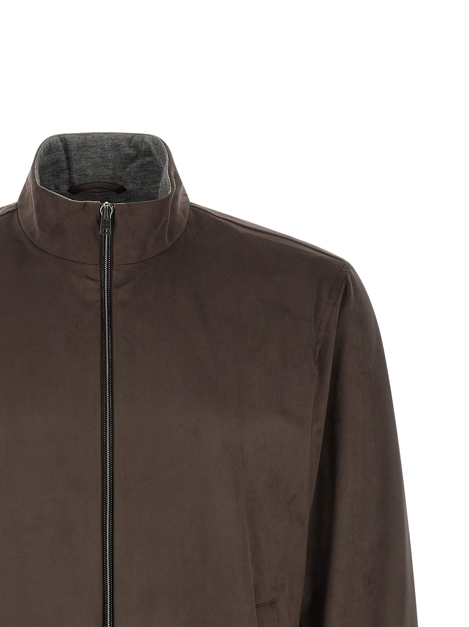Herno Braune Polyester-Jacke