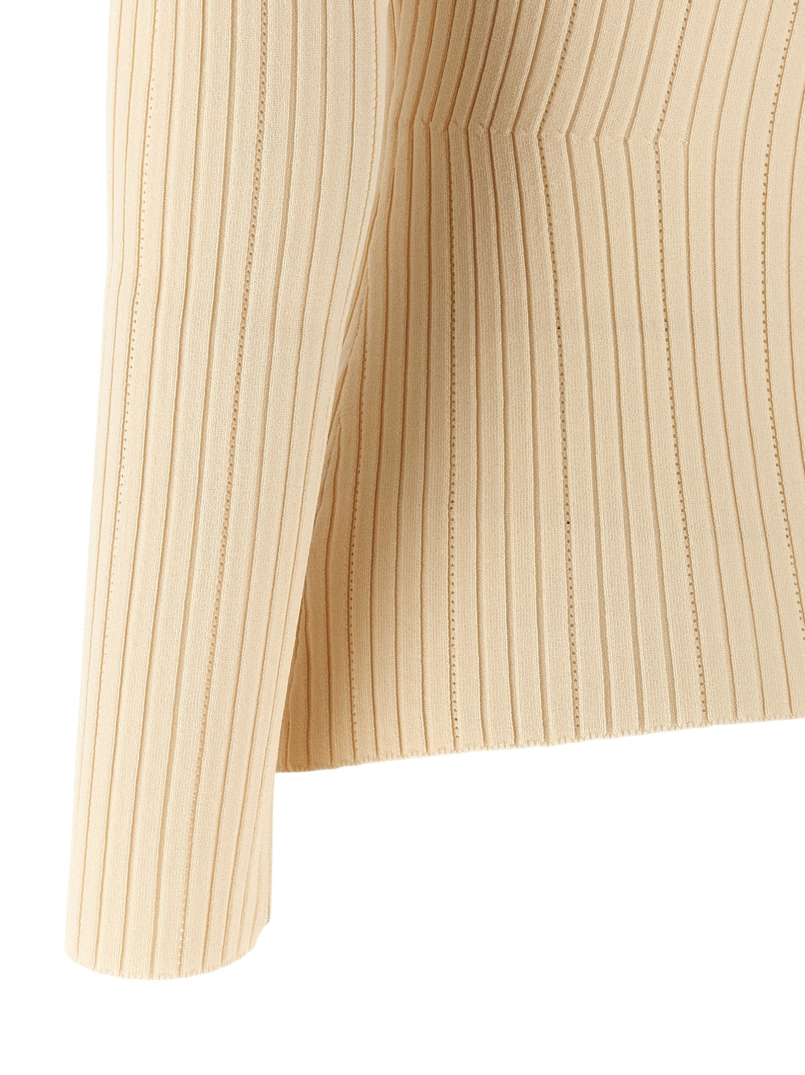 Elisabetta Franchi Beige Viskose Cardigan