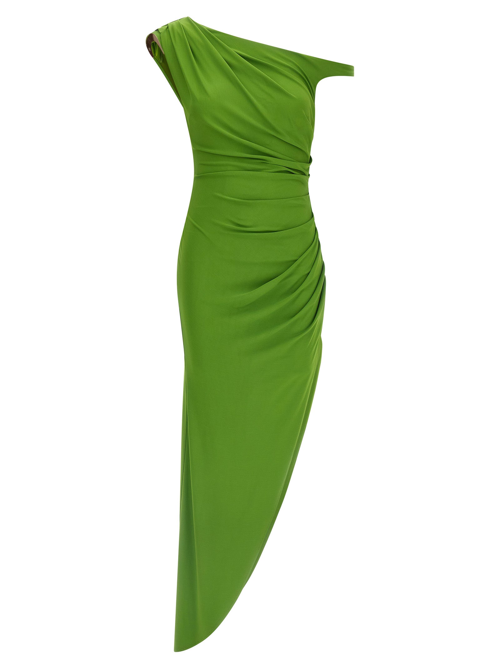 Elisabetta Franchi Zweifarbige Viskose-Maxikleid