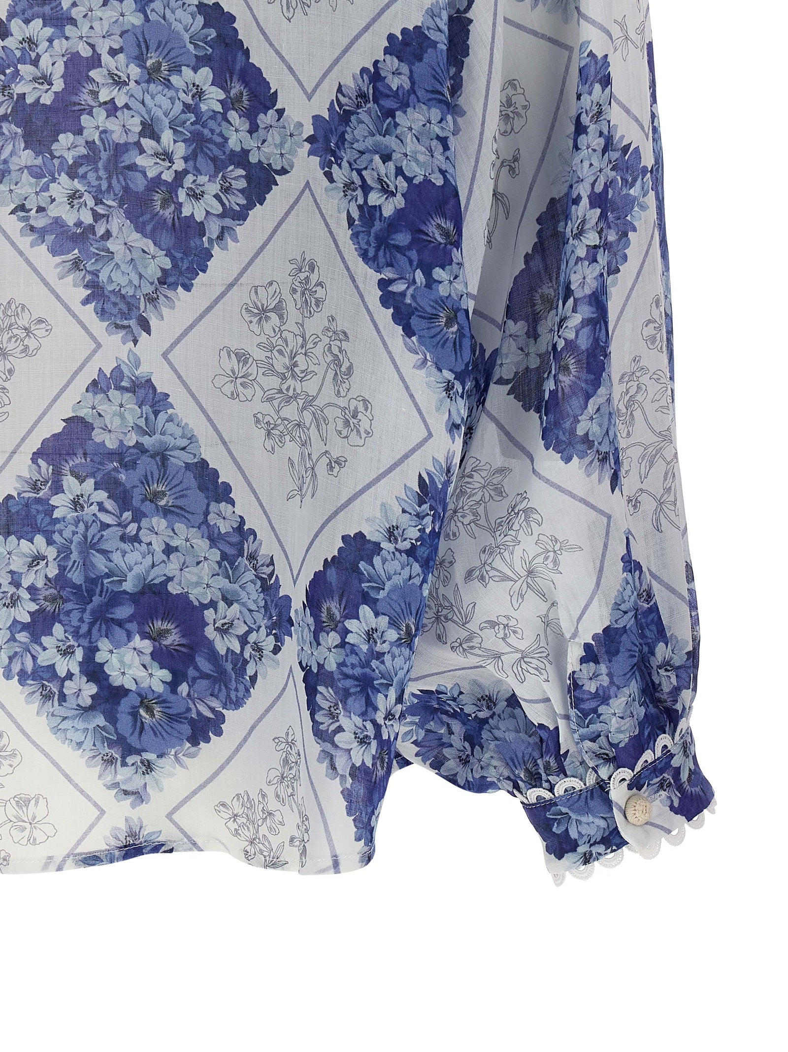 Twinset Bluse aus mehrfarbigem Rochenleder