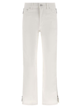 Paco Rabanne Weiße Baumwoll-Jeans Denim