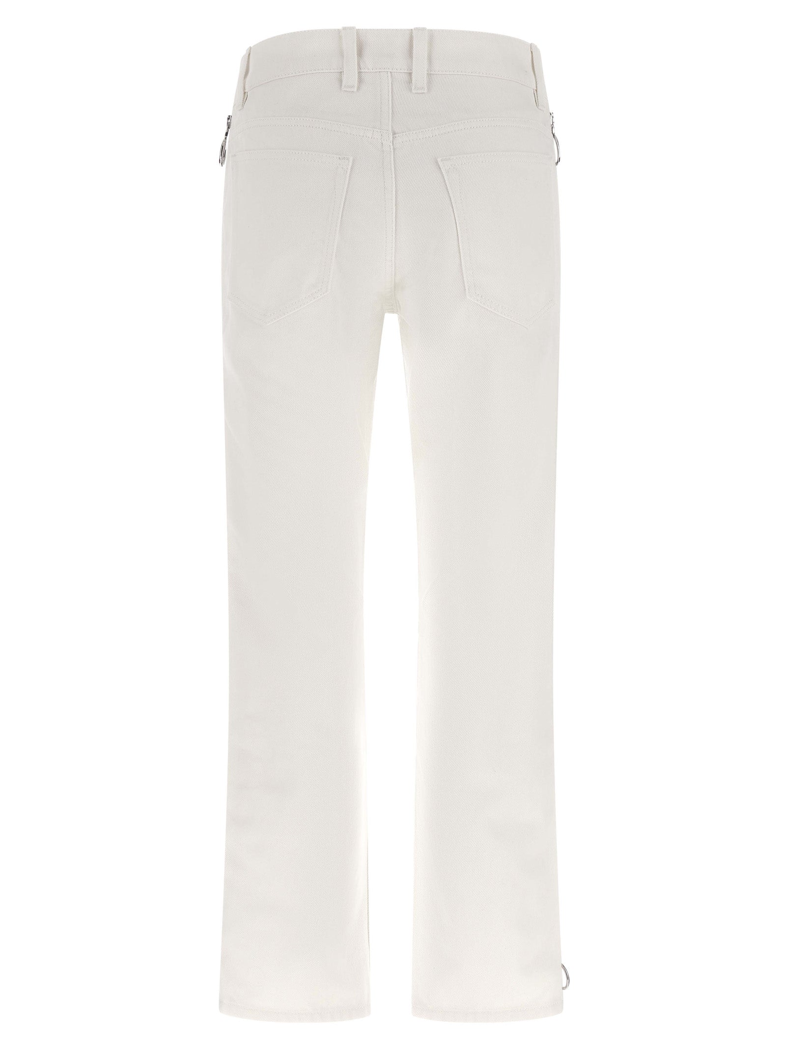 Paco Rabanne Weiße Baumwoll-Jeans Denim