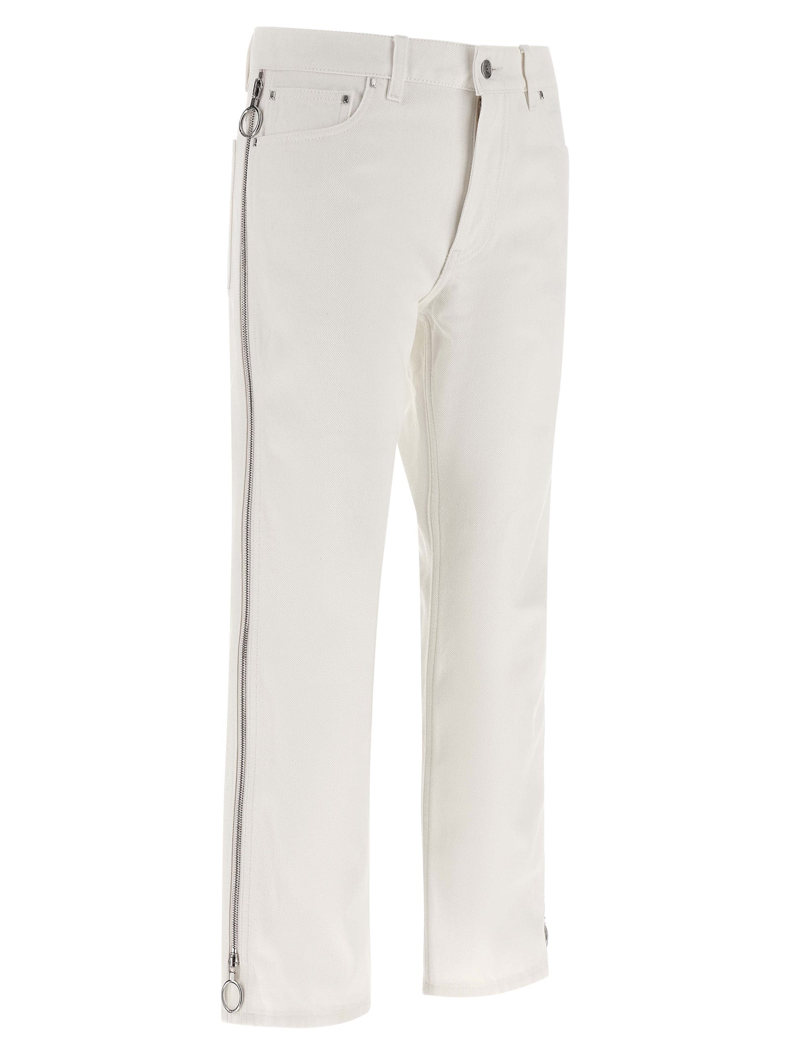 Paco Rabanne Weiße Baumwoll-Jeans Denim