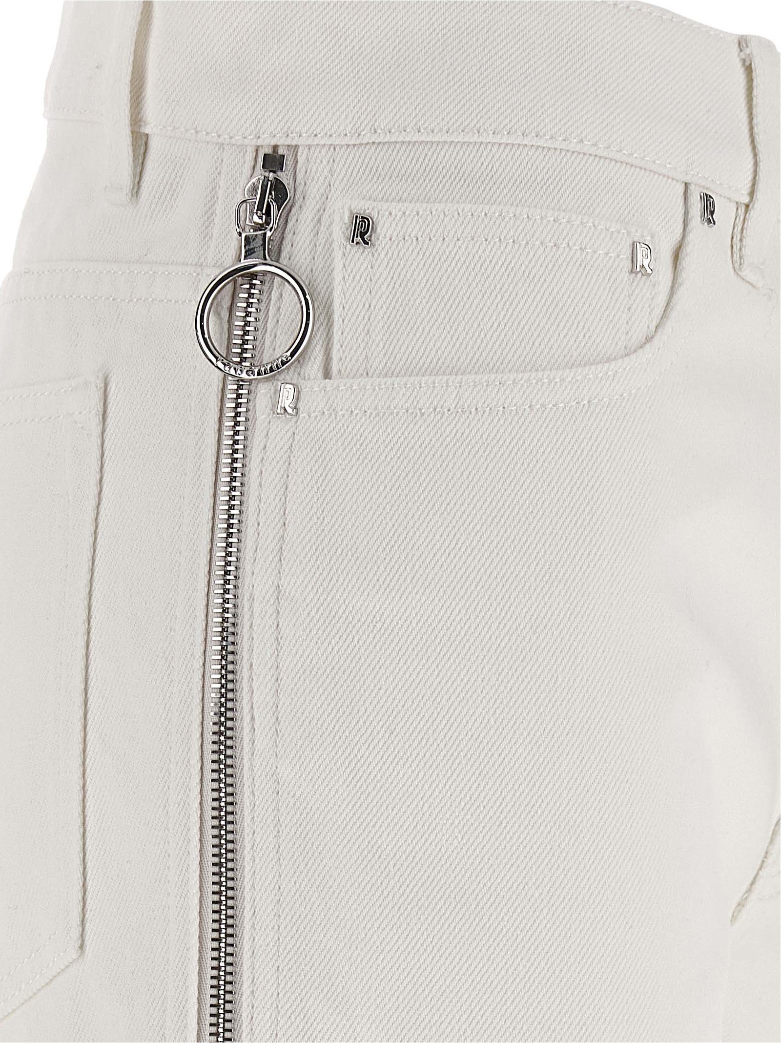 Paco Rabanne Weiße Baumwoll-Jeans Denim