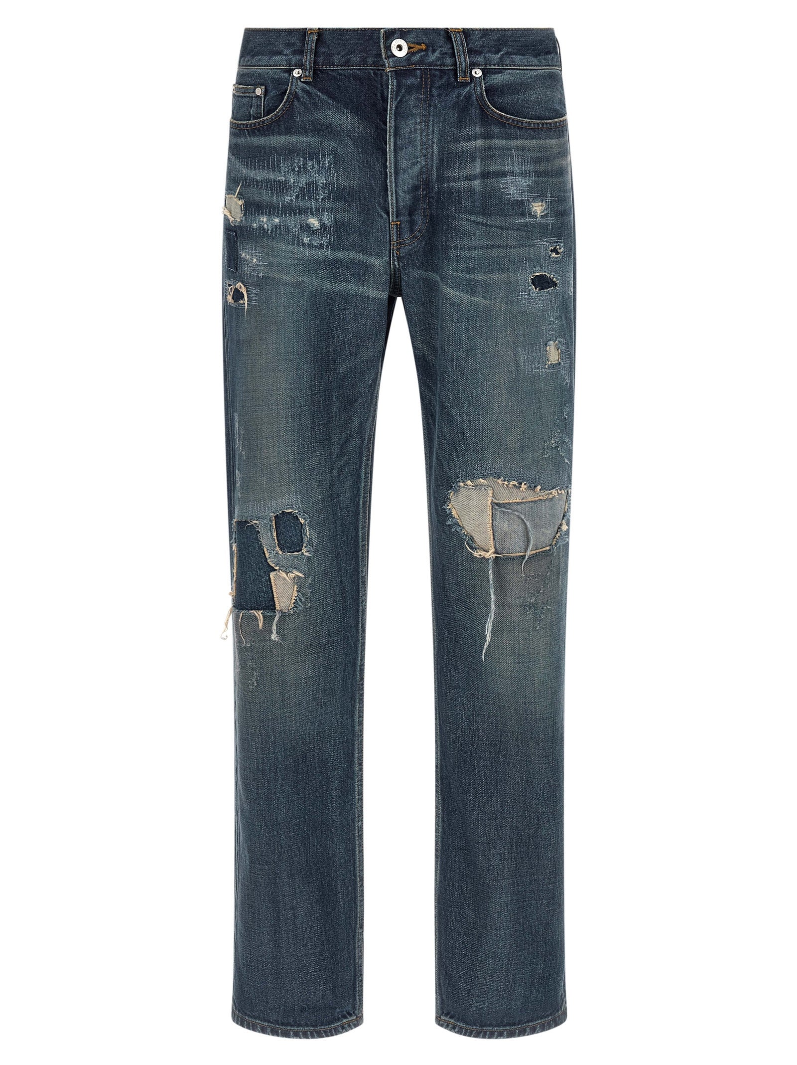 J.W.Anderson Blaue Jeans aus Baumwolle im geraden Schnitt