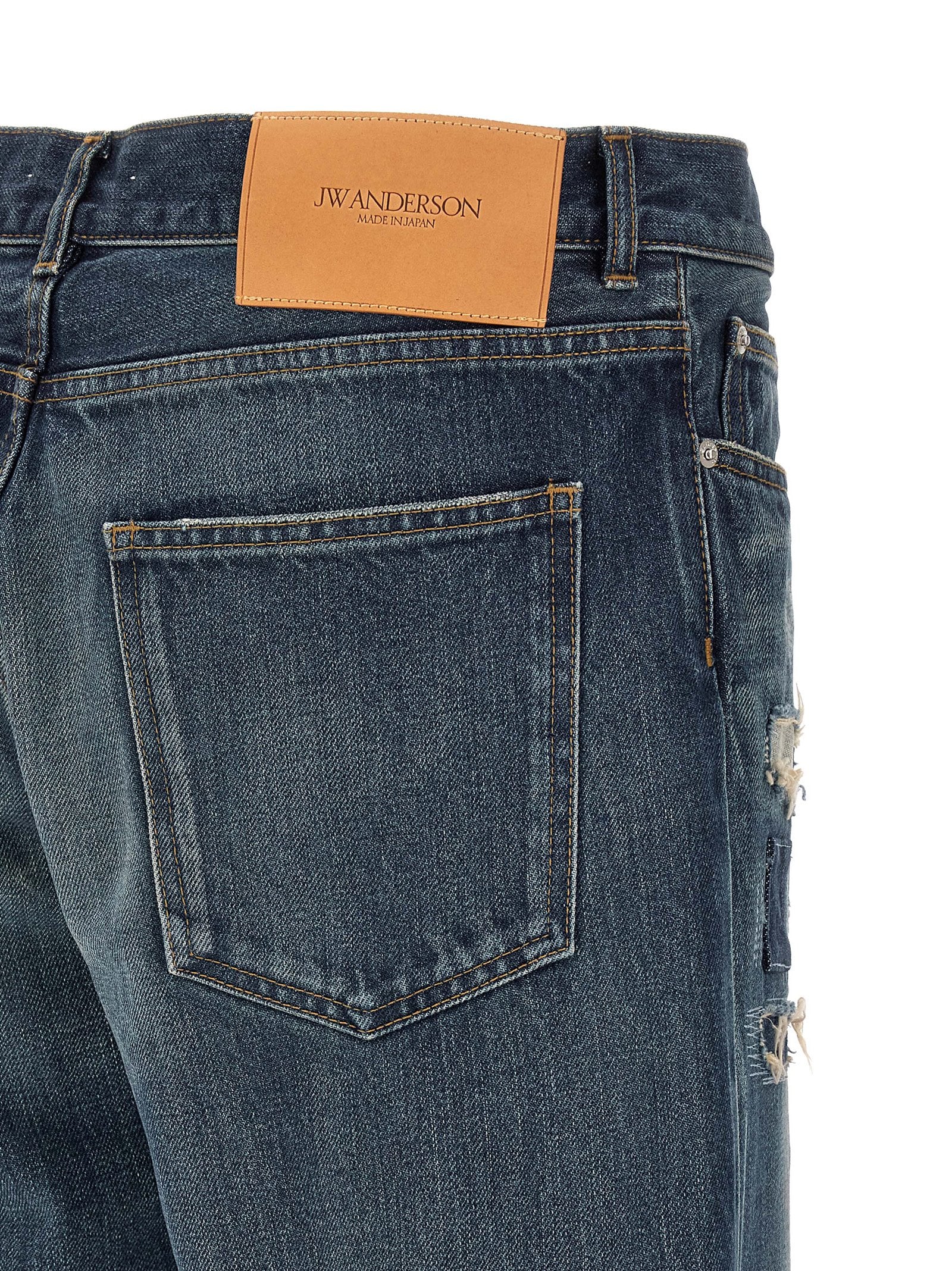 J.W.Anderson Blaue Jeans aus Baumwolle im geraden Schnitt
