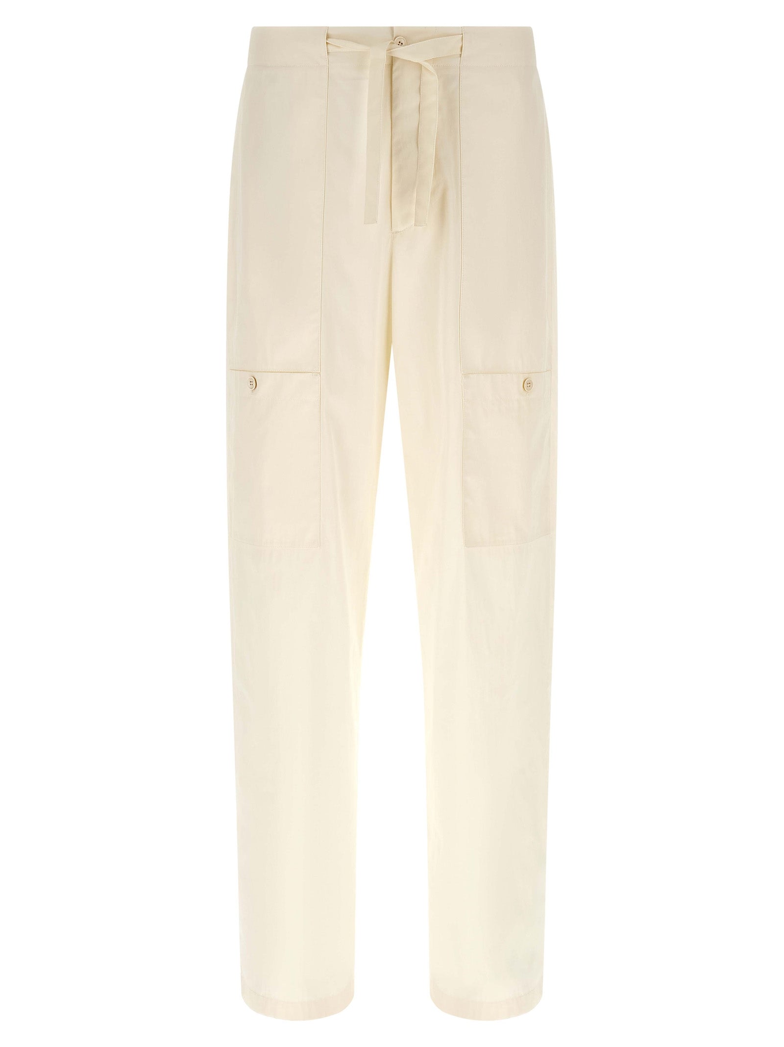 Jil Sander Beige Baumwoll-Cargo-Hose