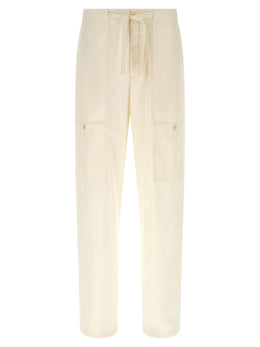 Jil Sander Beige Baumwoll-Cargo-Hose