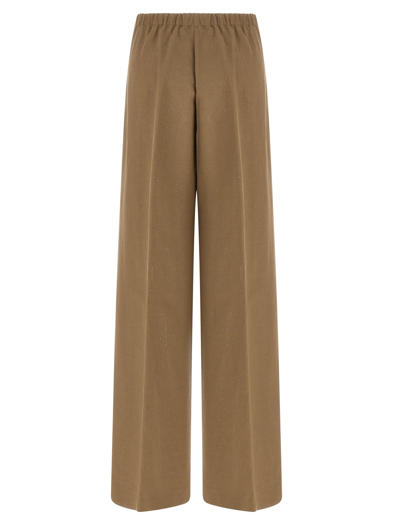 Herno Braune Viskose-Freizeithose