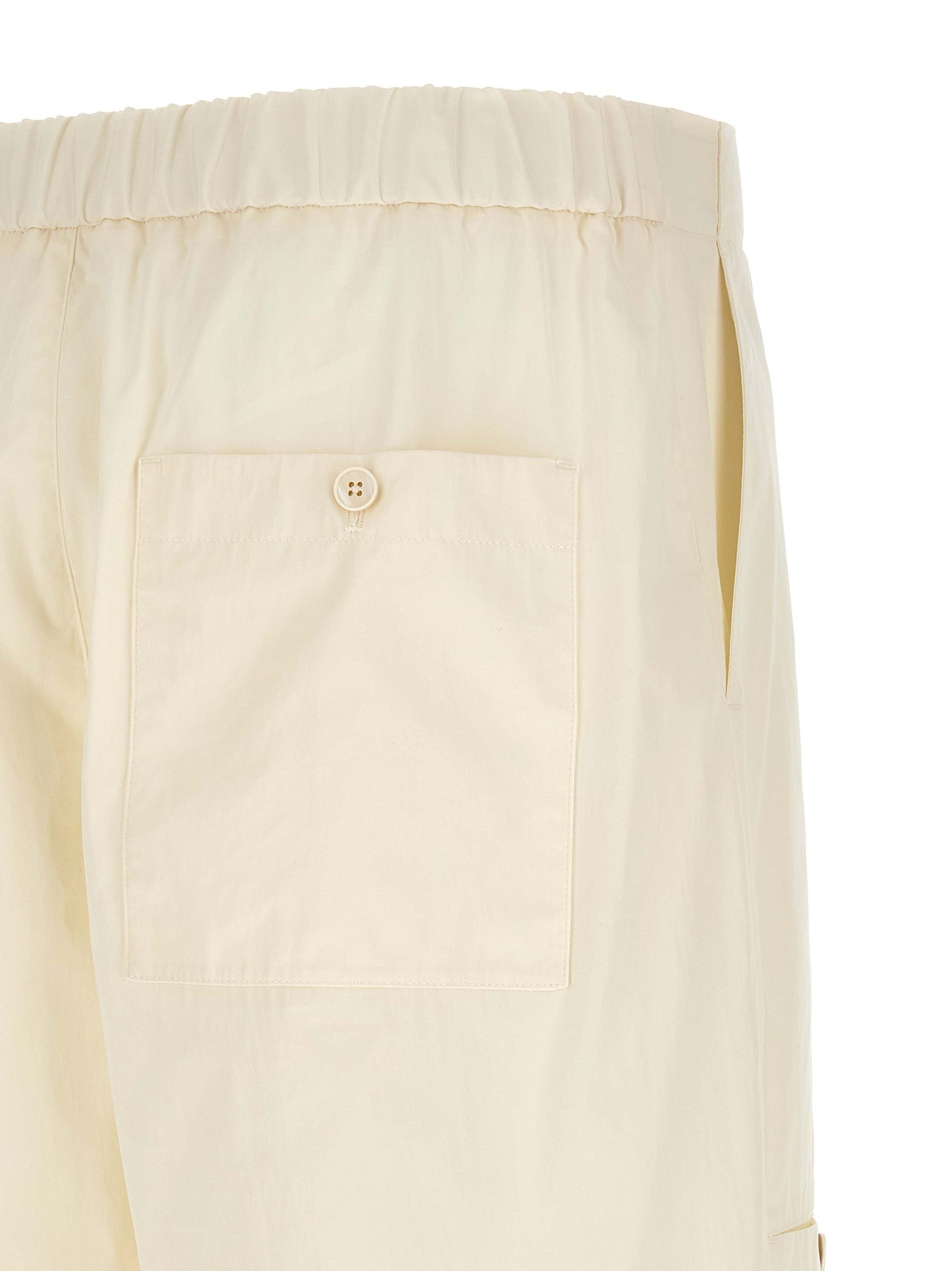 Jil Sander Beige Baumwoll-Cargo-Hose