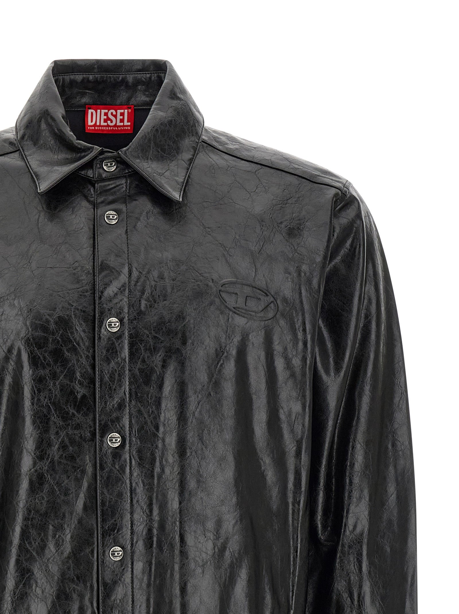 Diesel Schwarze Viskosebluse