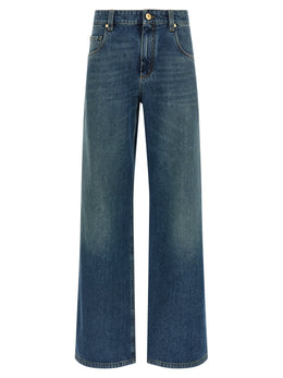 Brunello Cucinelli Blaue Baumwolljeans Denim