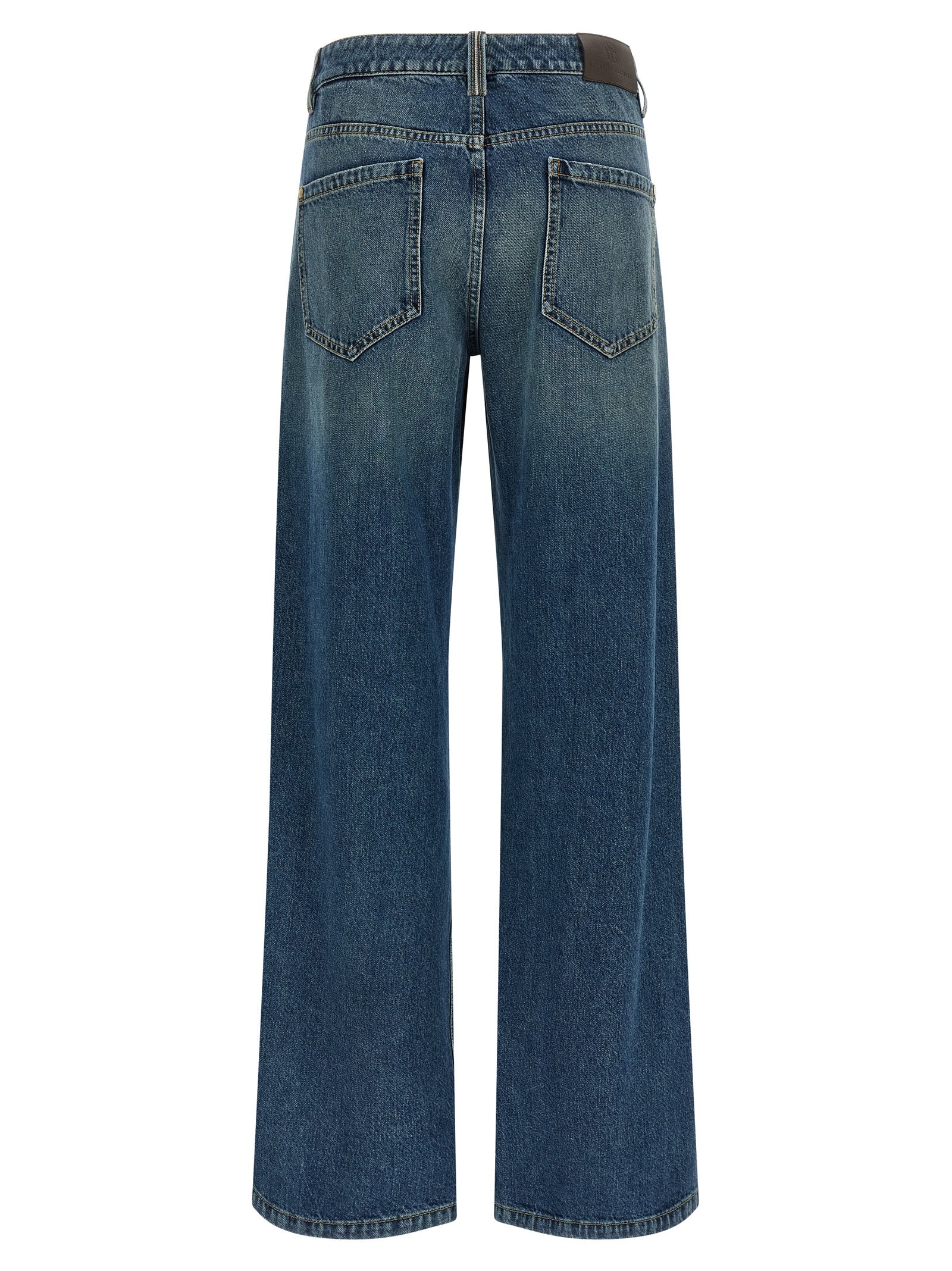 Brunello Cucinelli Blaue Baumwolljeans Denim