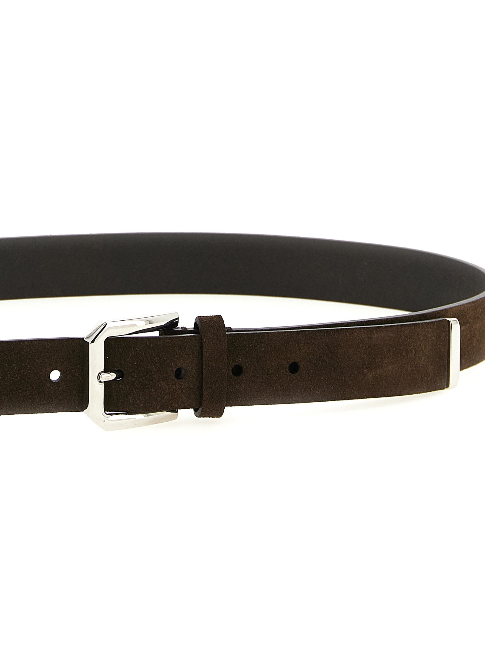 Brunello Cucinelli Brauner Gürtel aus Bullenleder, Regular Fit