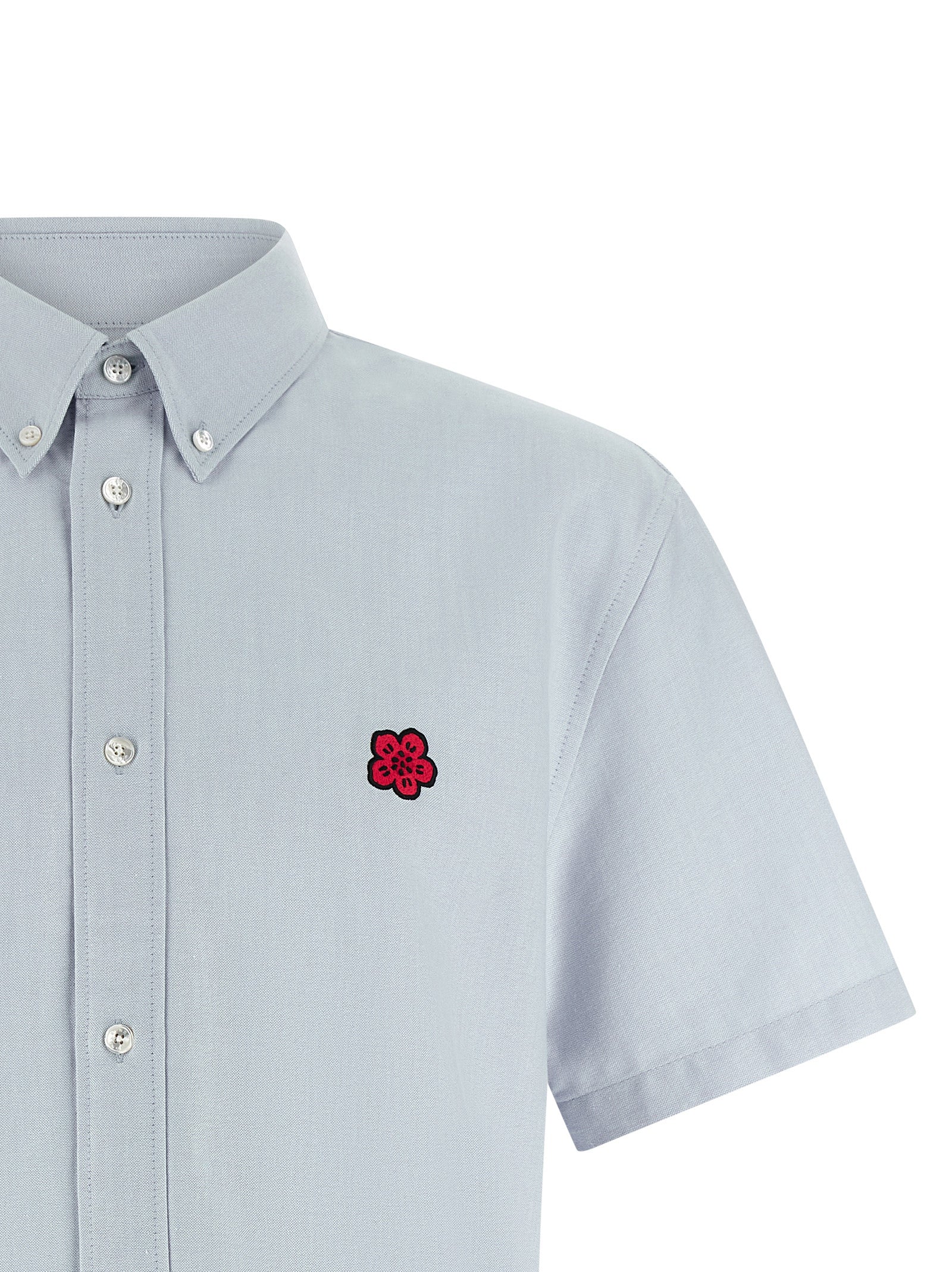 Kenzo Blaue Baumwollbluse