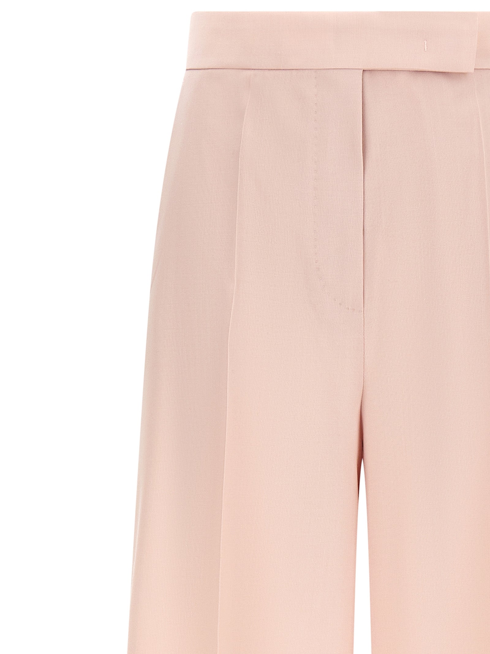 Max Mara Multicolor Virgin Wool Casual Pants