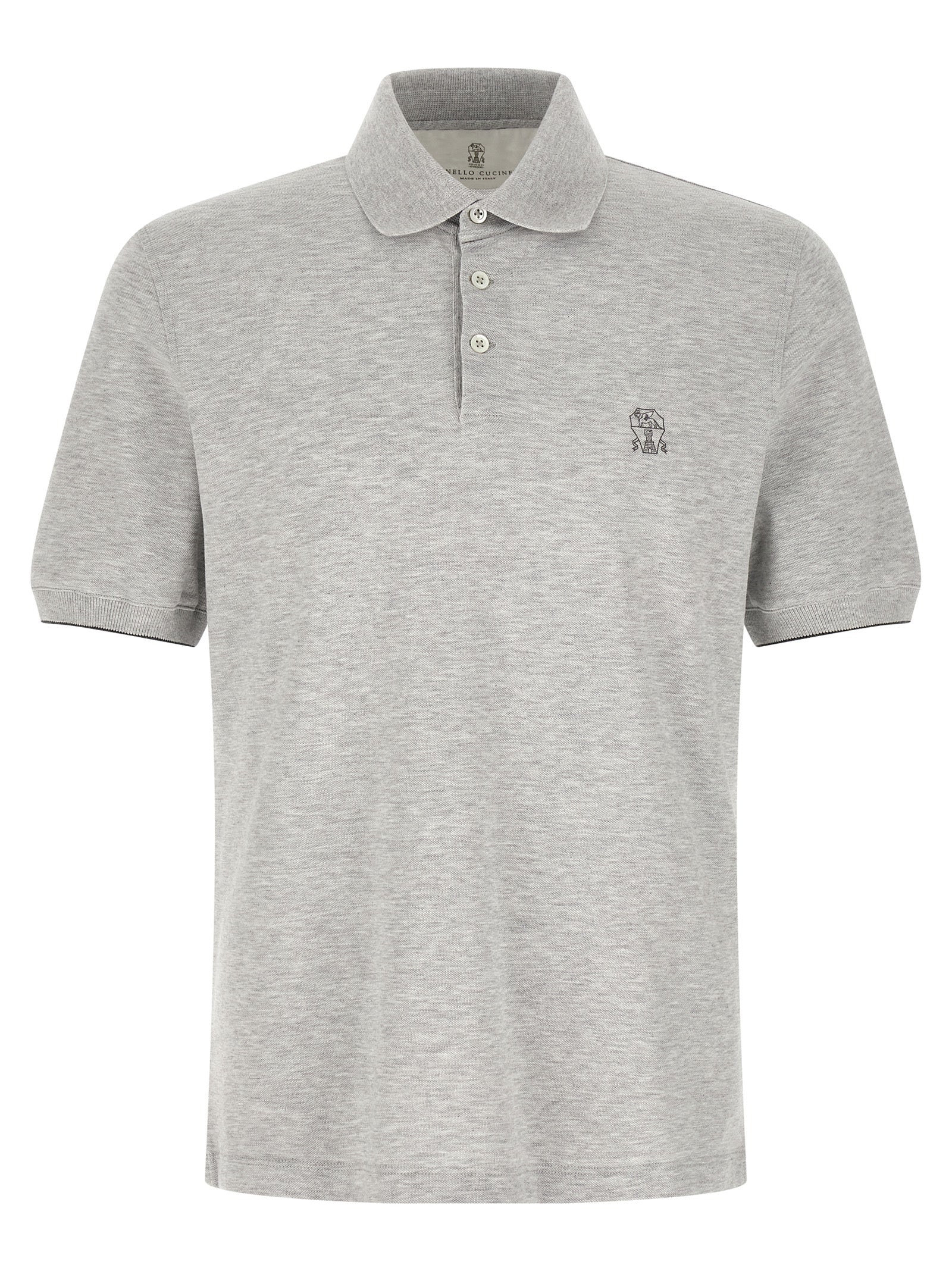Brunello Cucinelli Graues Baumwoll-Sweatshirt