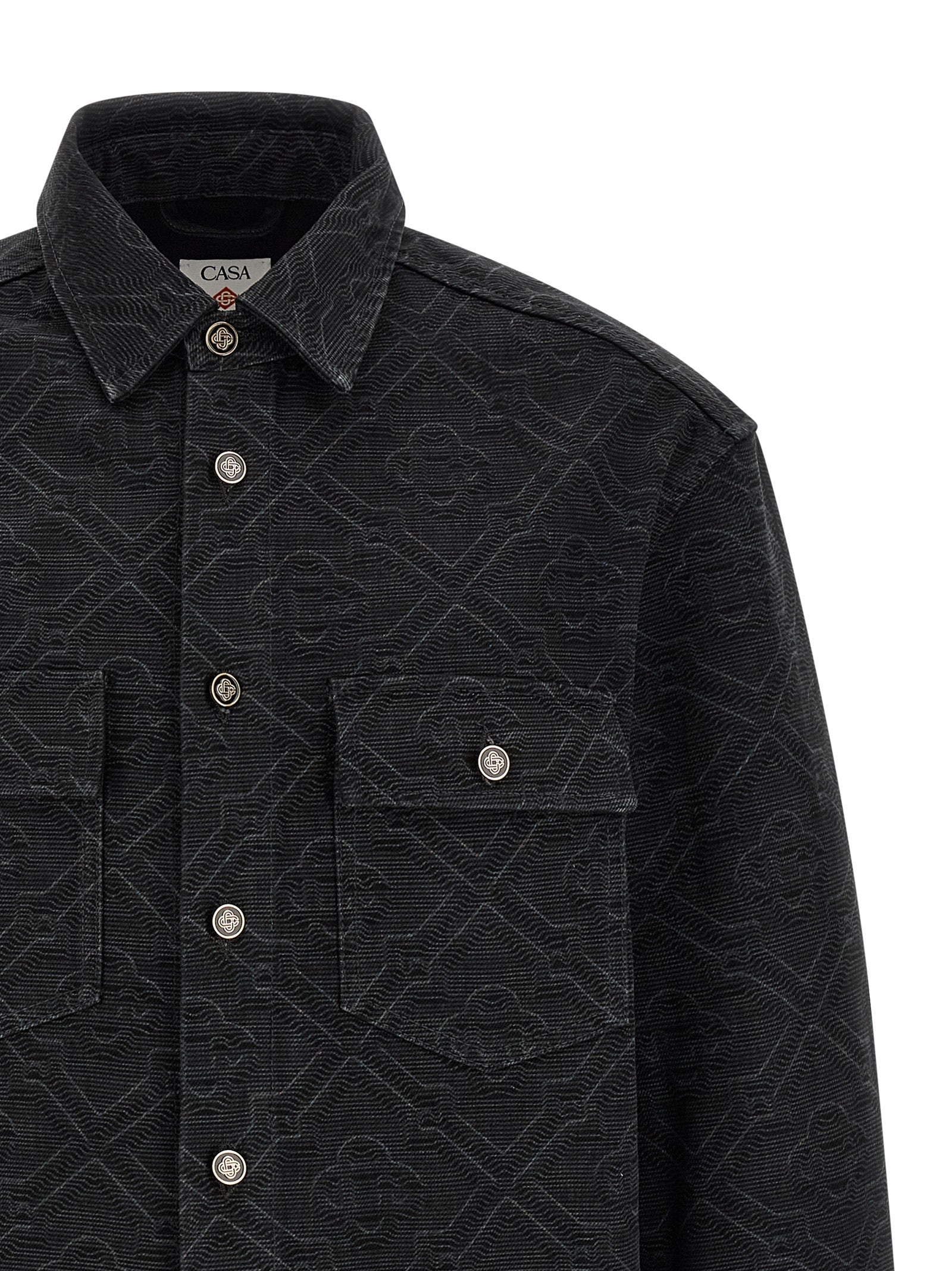Casablanca Schwarze Baumwollbluse