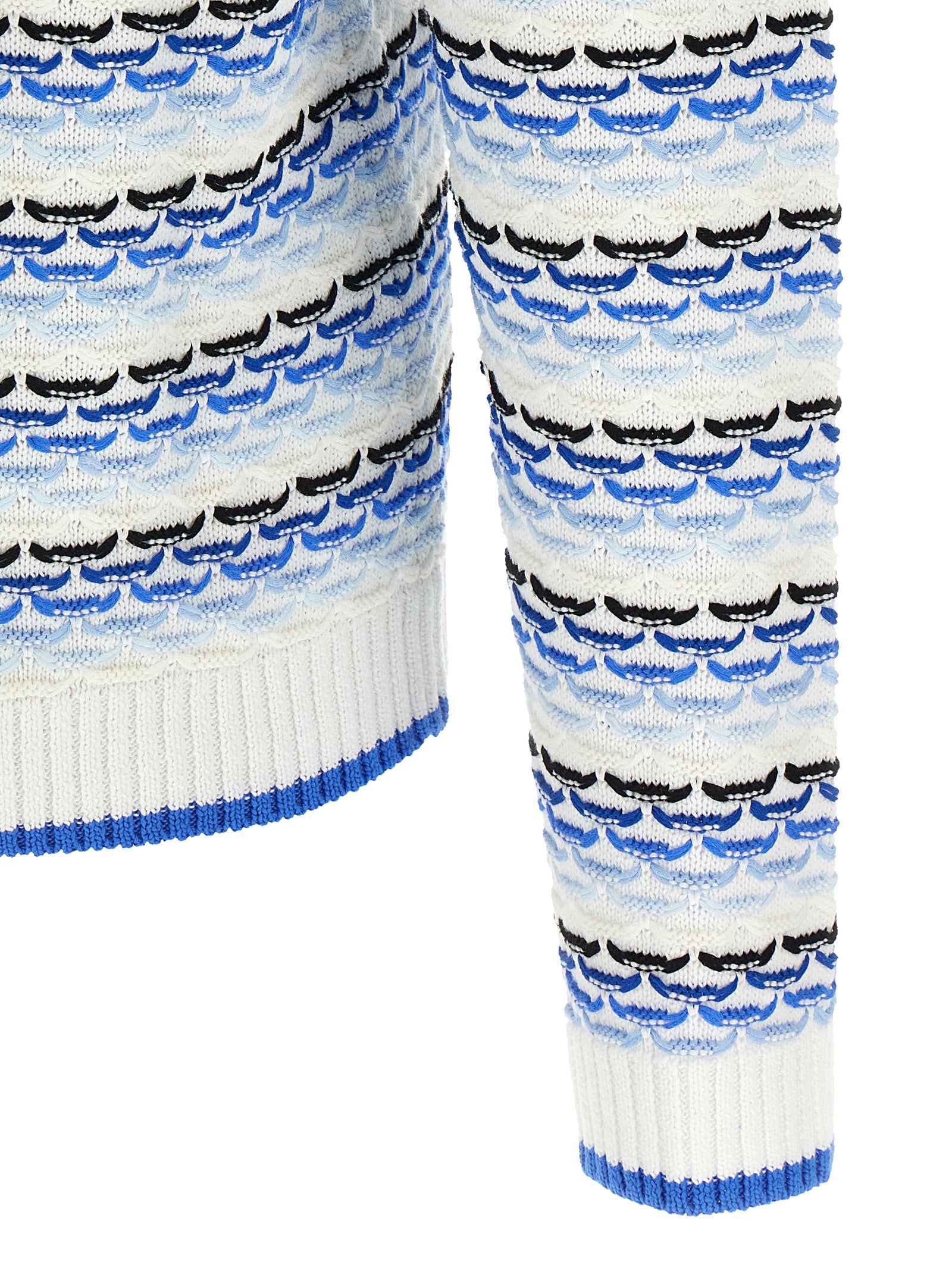 Casablanca Blaues Baumwoll-Polohemd