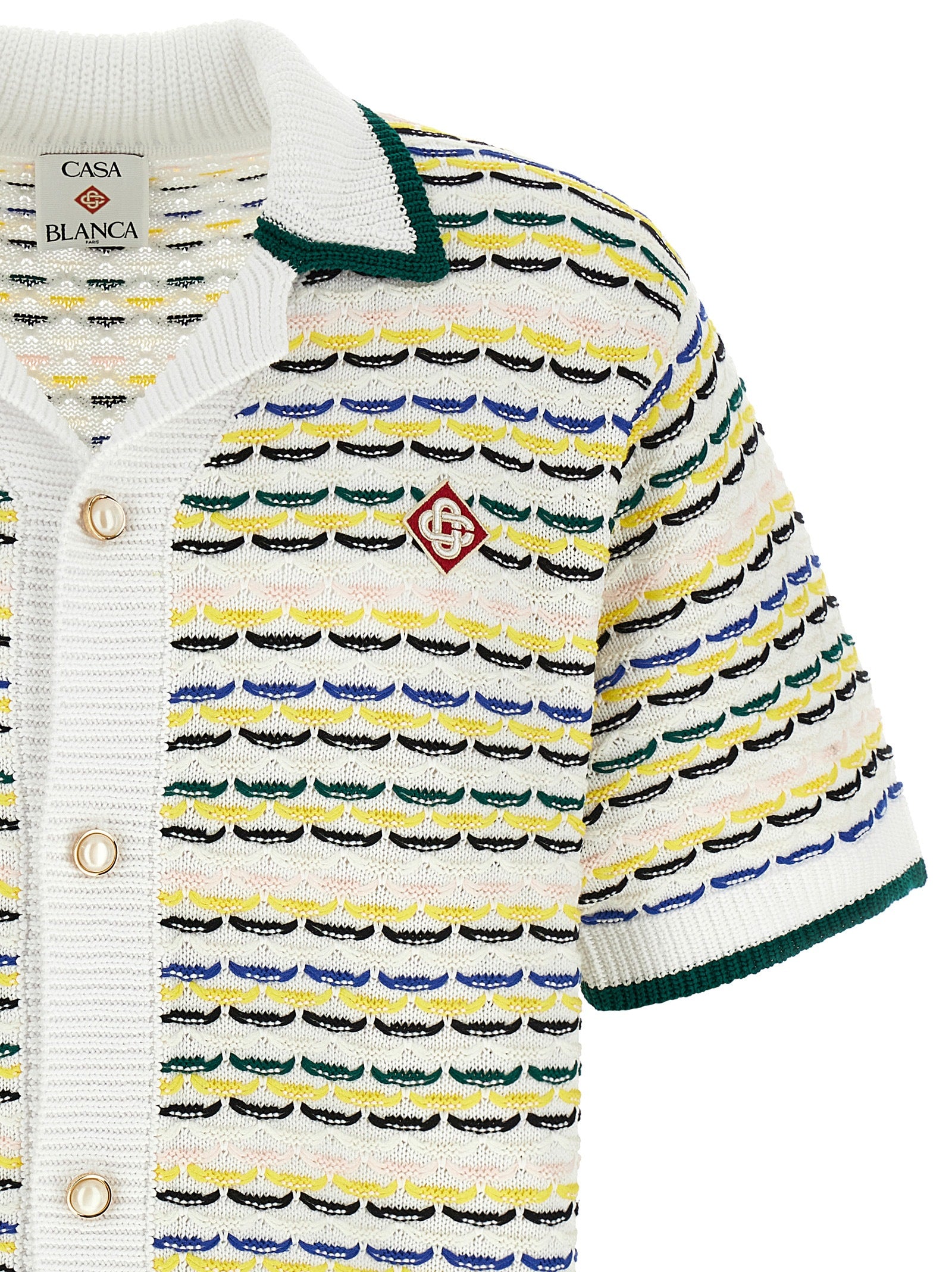 Casablanca Mehrfarbige Baumwollbluse