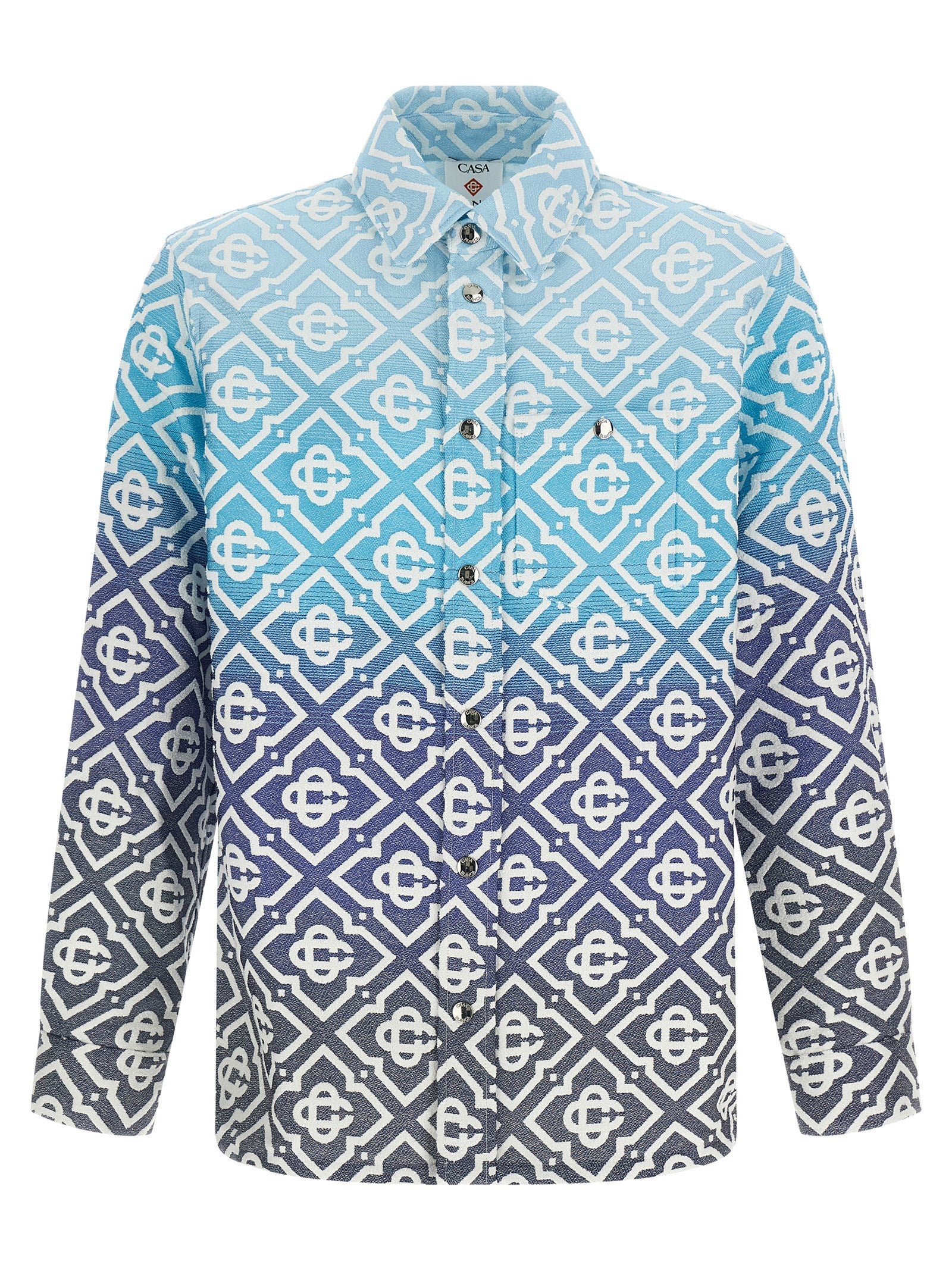 Casablanca Blaue Baumwoll-Shell-Jacke