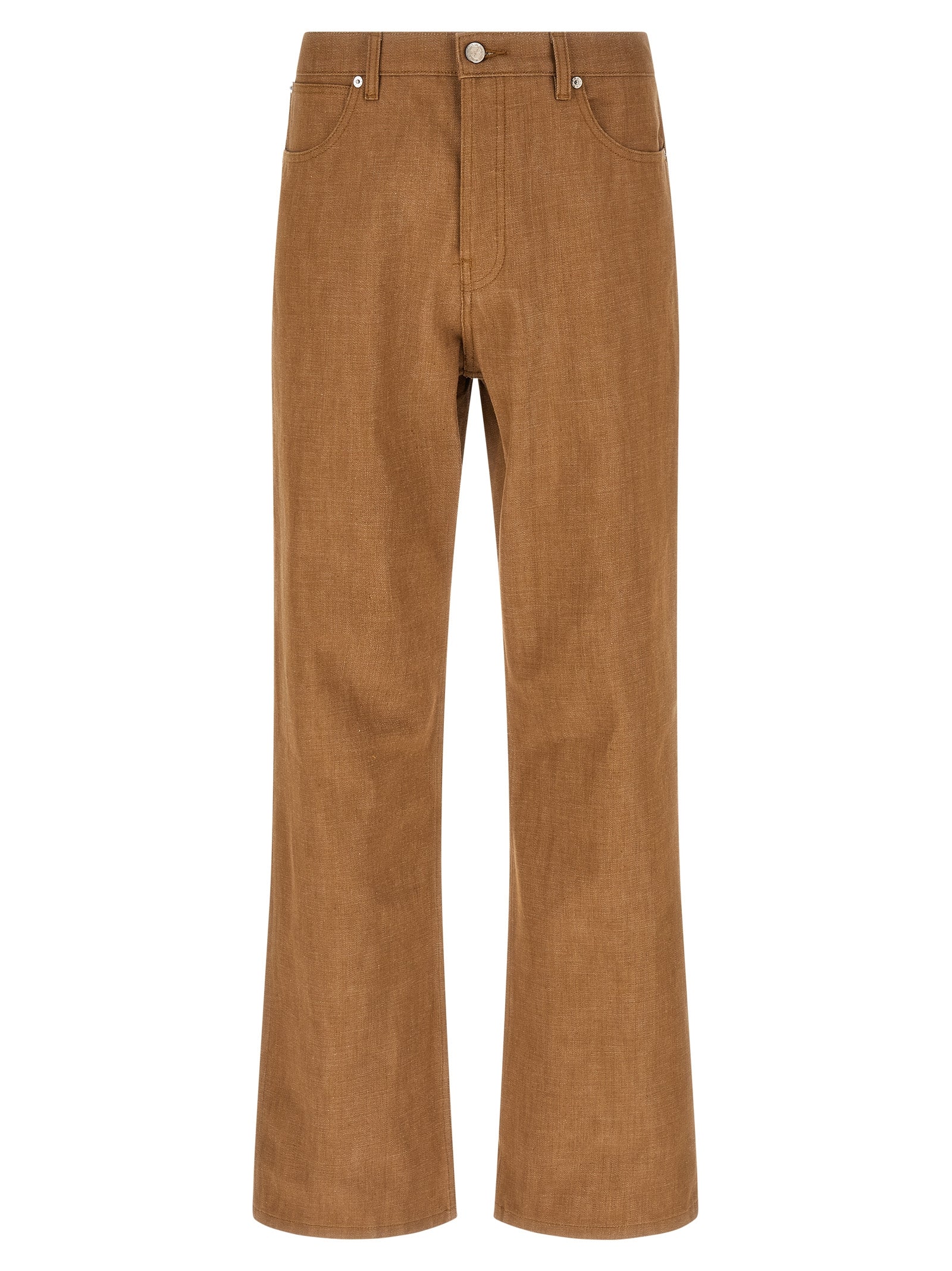 A.P.C. Braune Baumwolljeans Denim