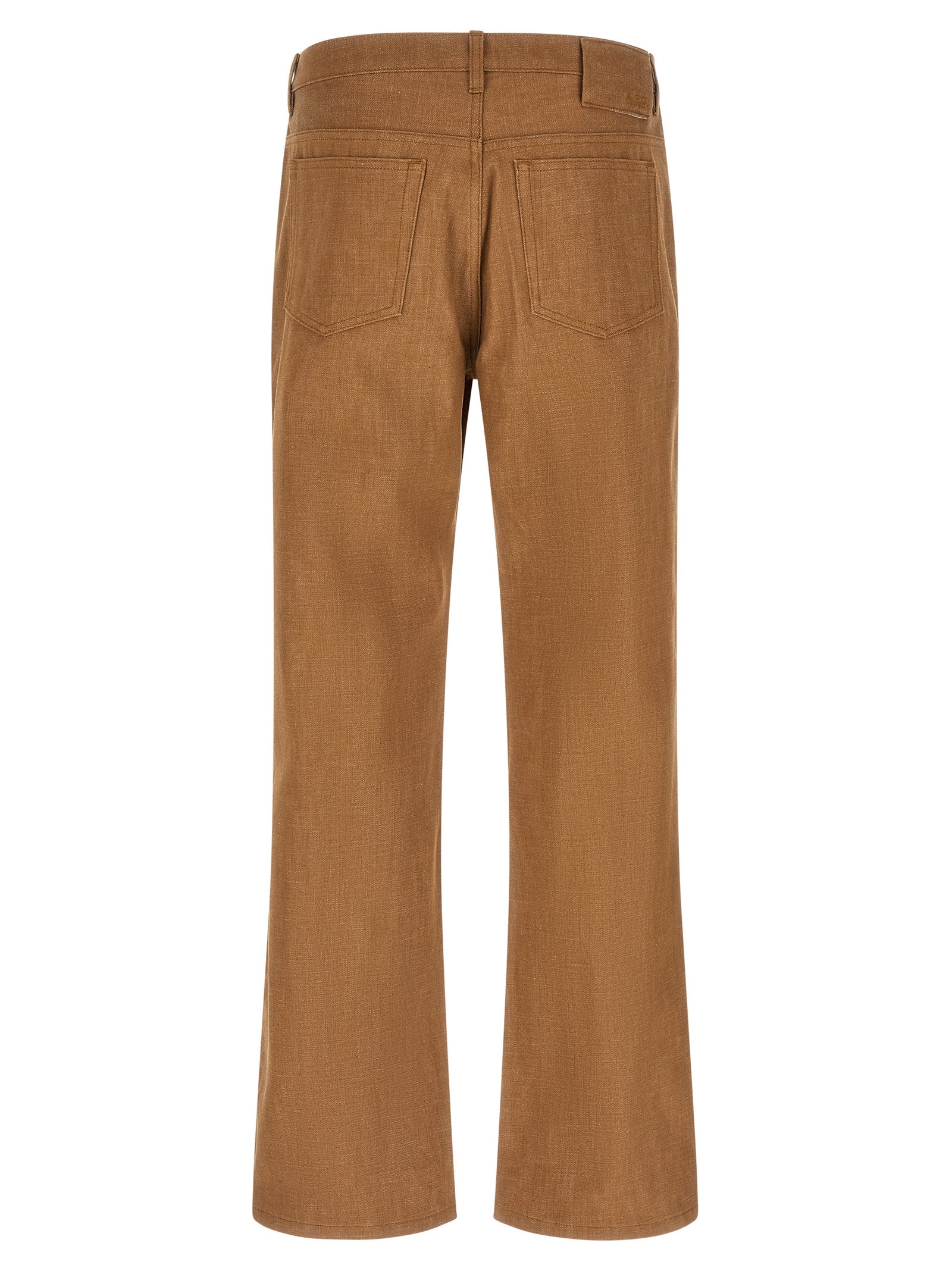 A.P.C. Braune Baumwolljeans Denim