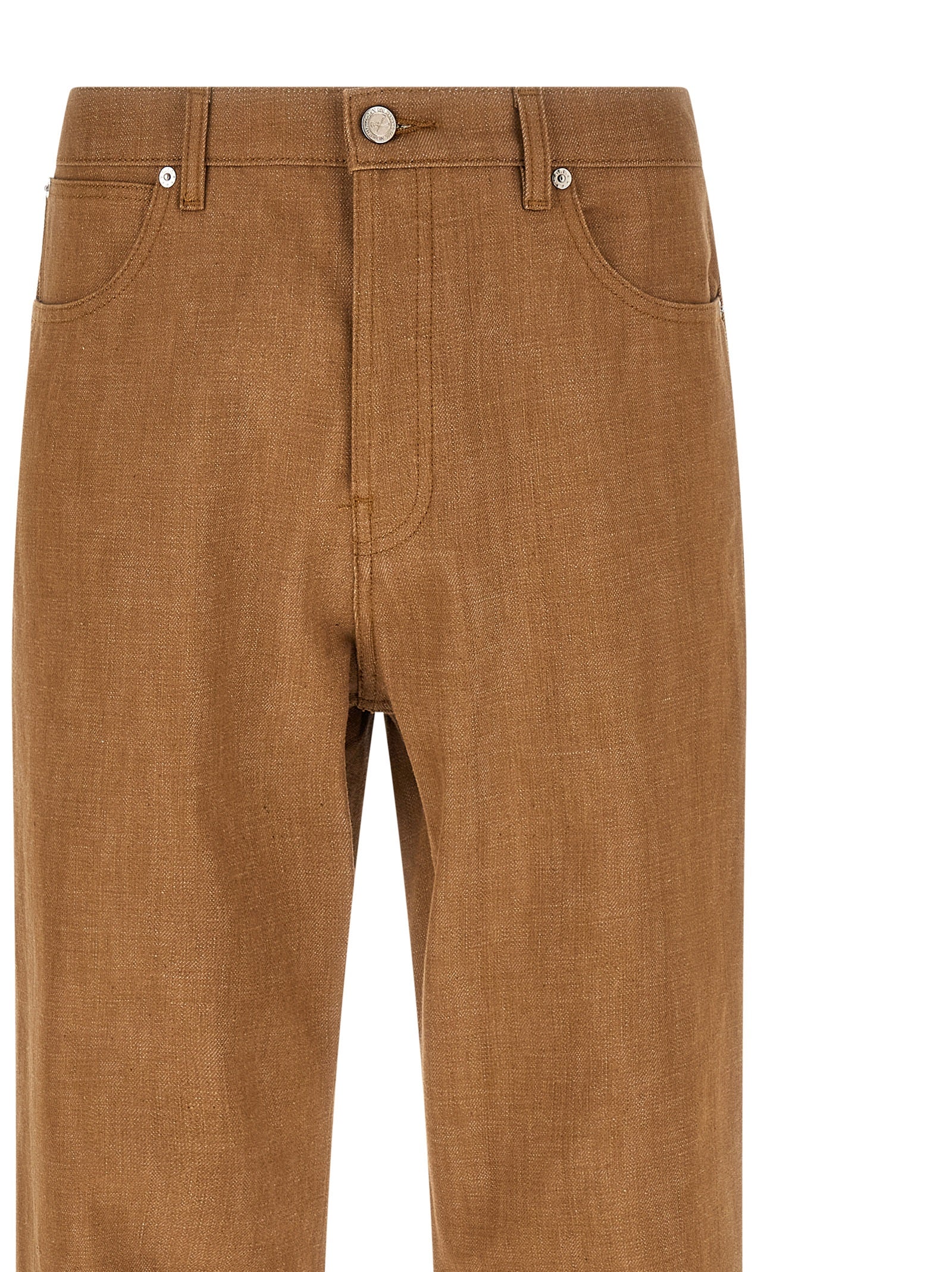 A.P.C. Braune Baumwolljeans Denim