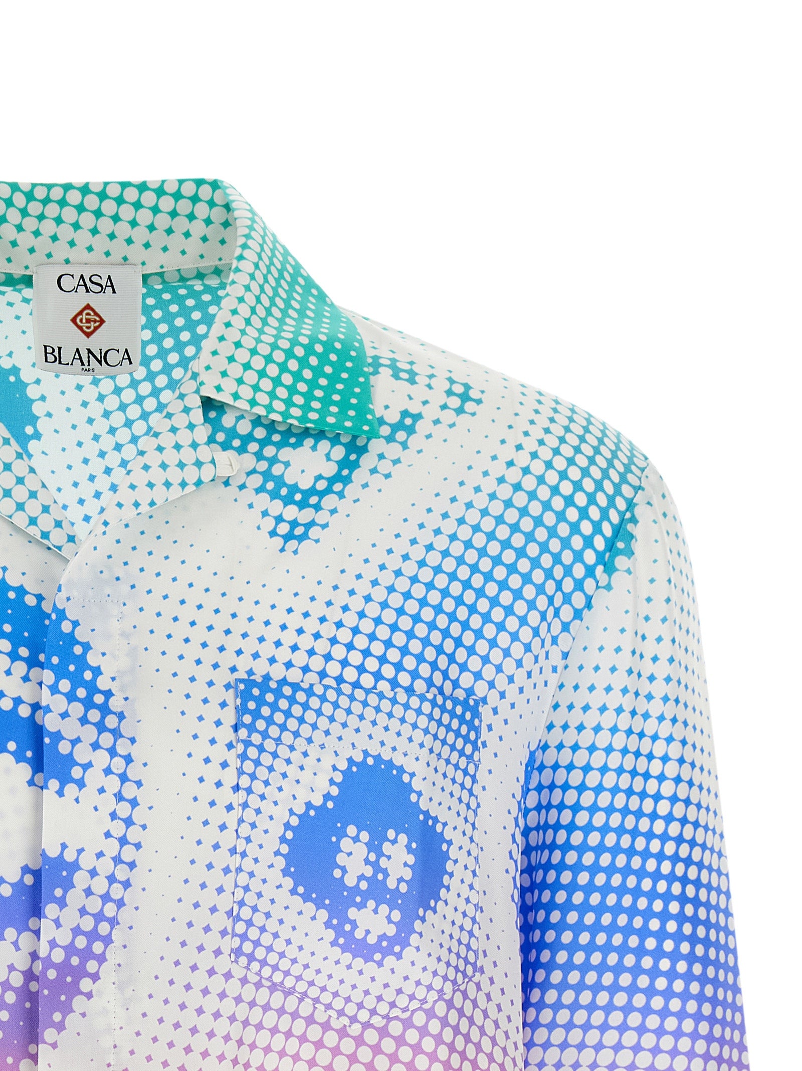 Casablanca Mehrfarbige Seidenbluse