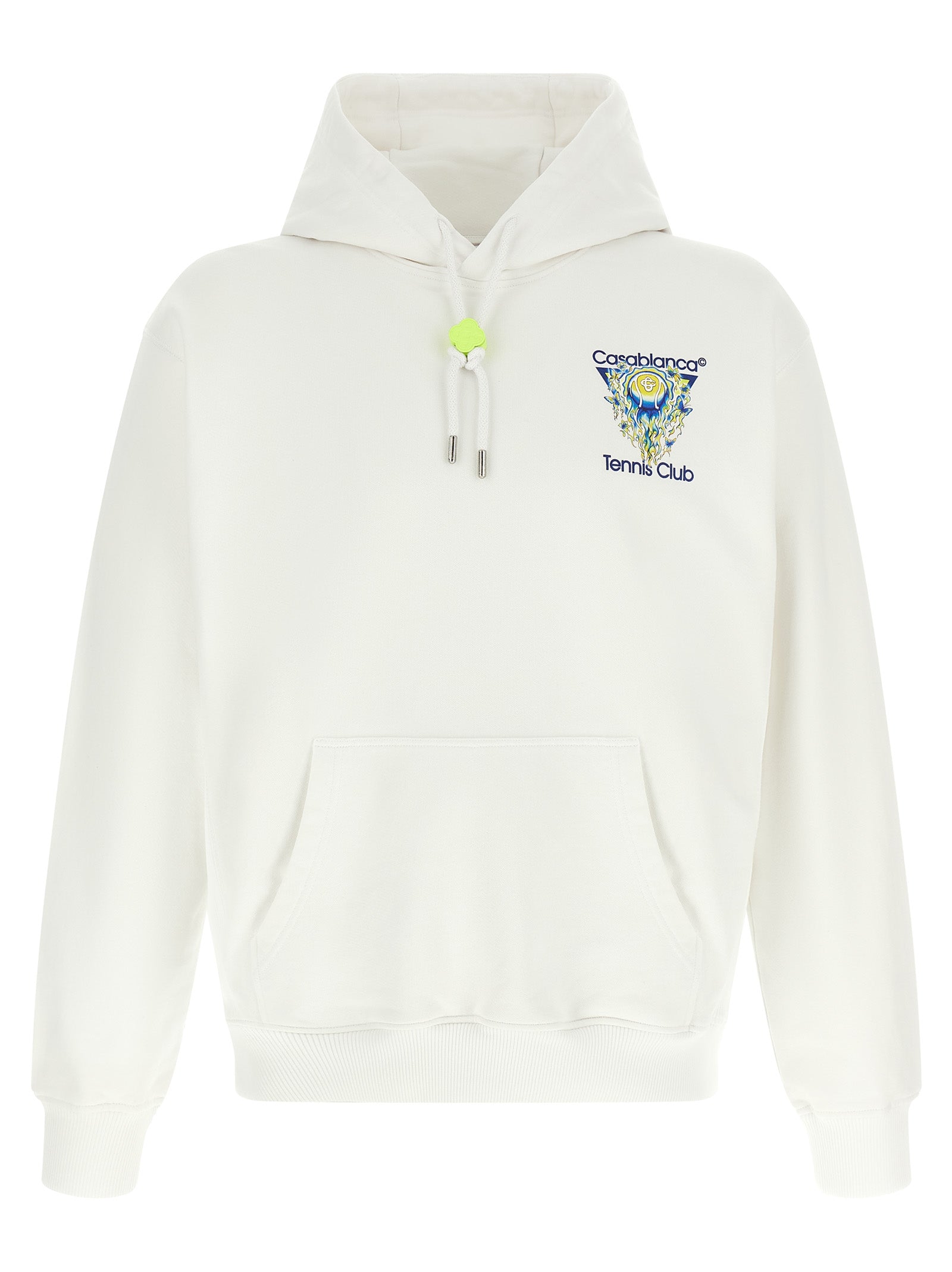 Casablanca Weißer Pullover aus Bio-Baumwolle