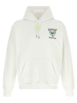 Casablanca Weißer Pullover aus Bio-Baumwolle